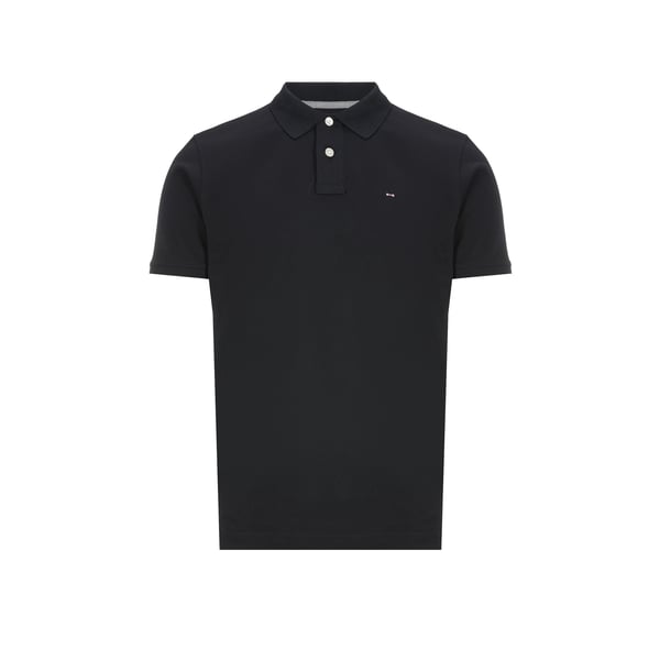 Polo uni en piqué de coton