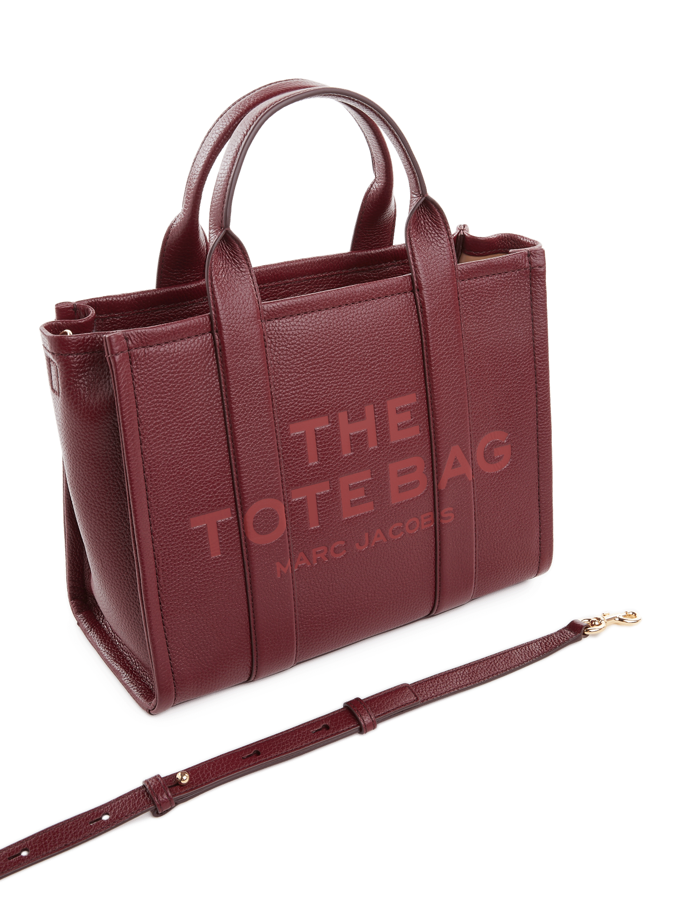 The Tote small leather tote bag MARC JACOBS Red
