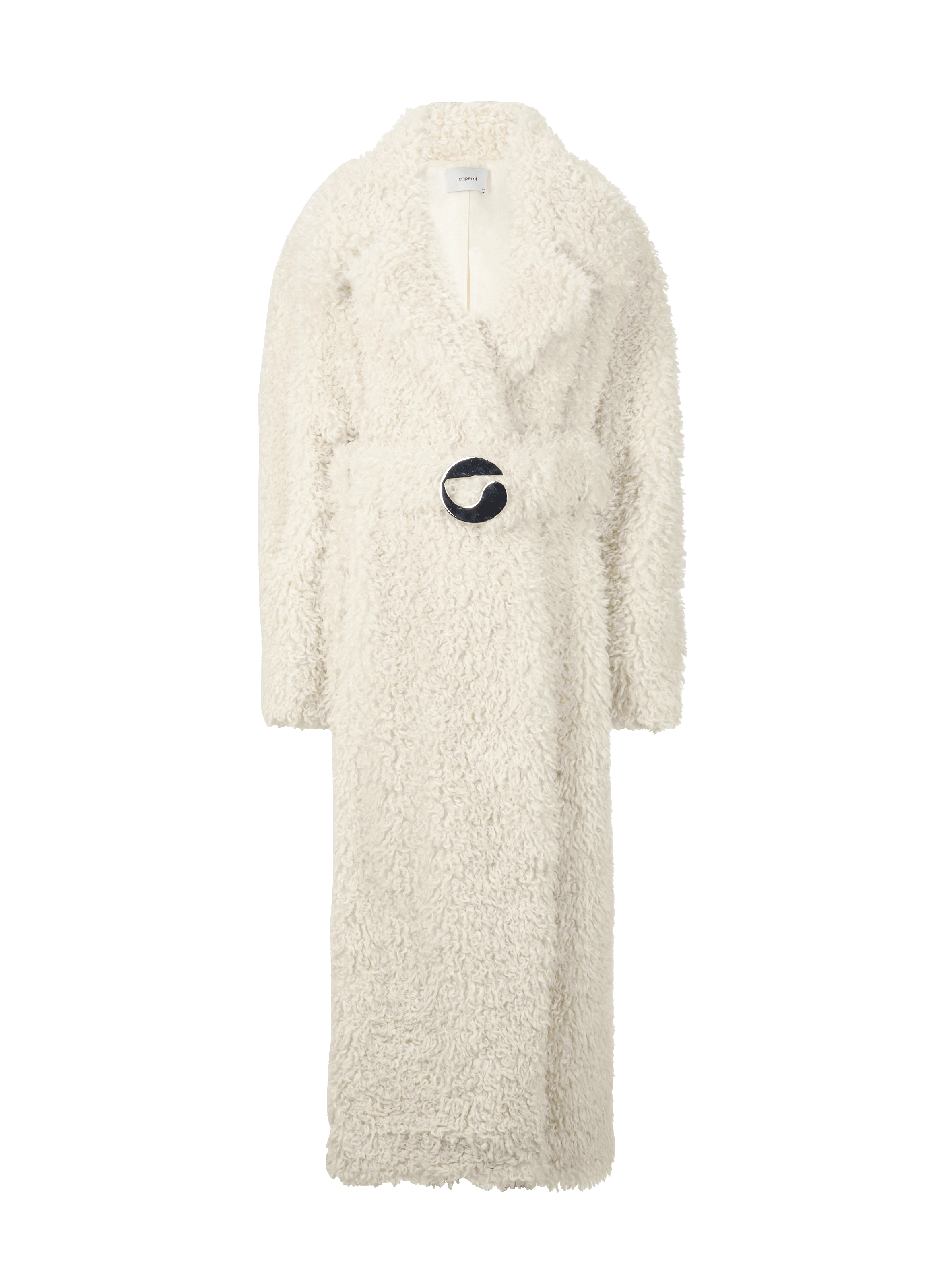 Manteau oversize effet peau de mouton