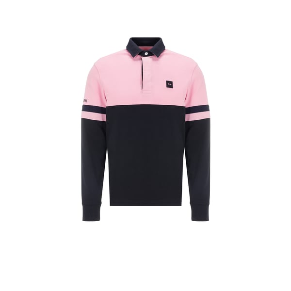 Polo bicolore en coton