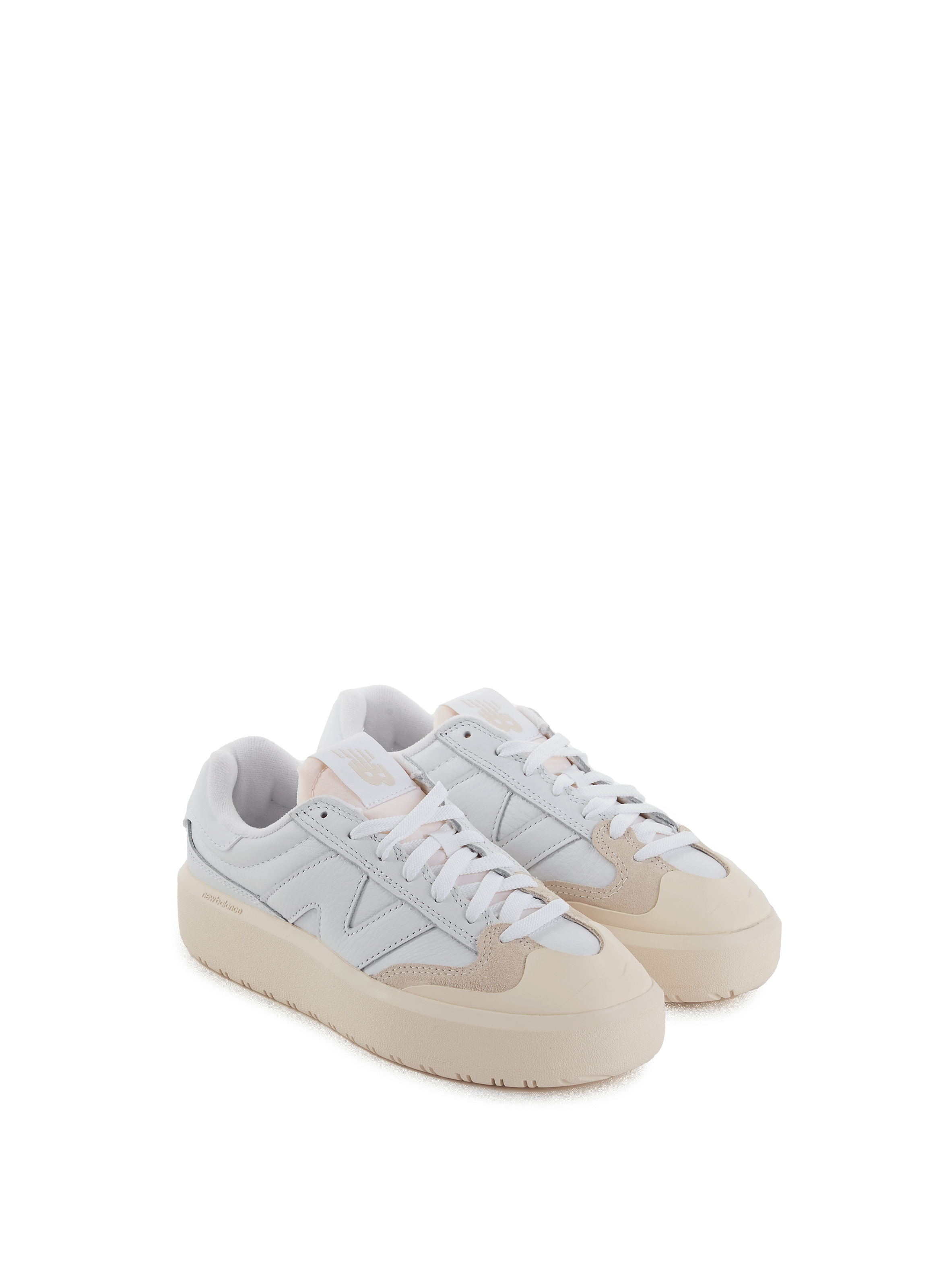 Baskets en cuir NEW BALANCE Blanc