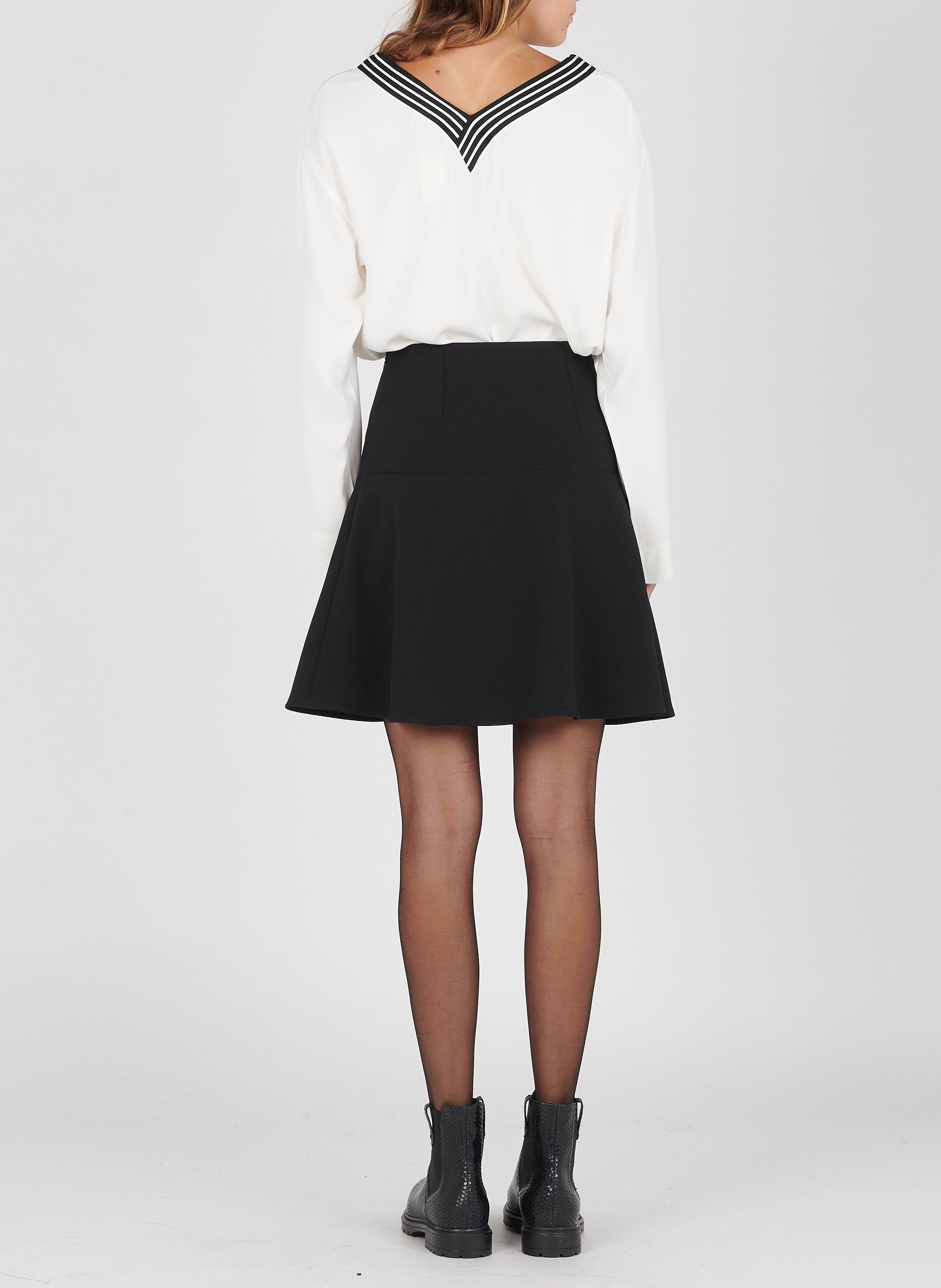 Bottines candide reptile en cuir imprimé serpent candide JONAK Noir