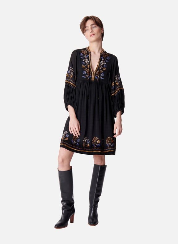 Robe takis Noir by VANESSA BRUNO VANESSA BRUNO Robe takis Noir