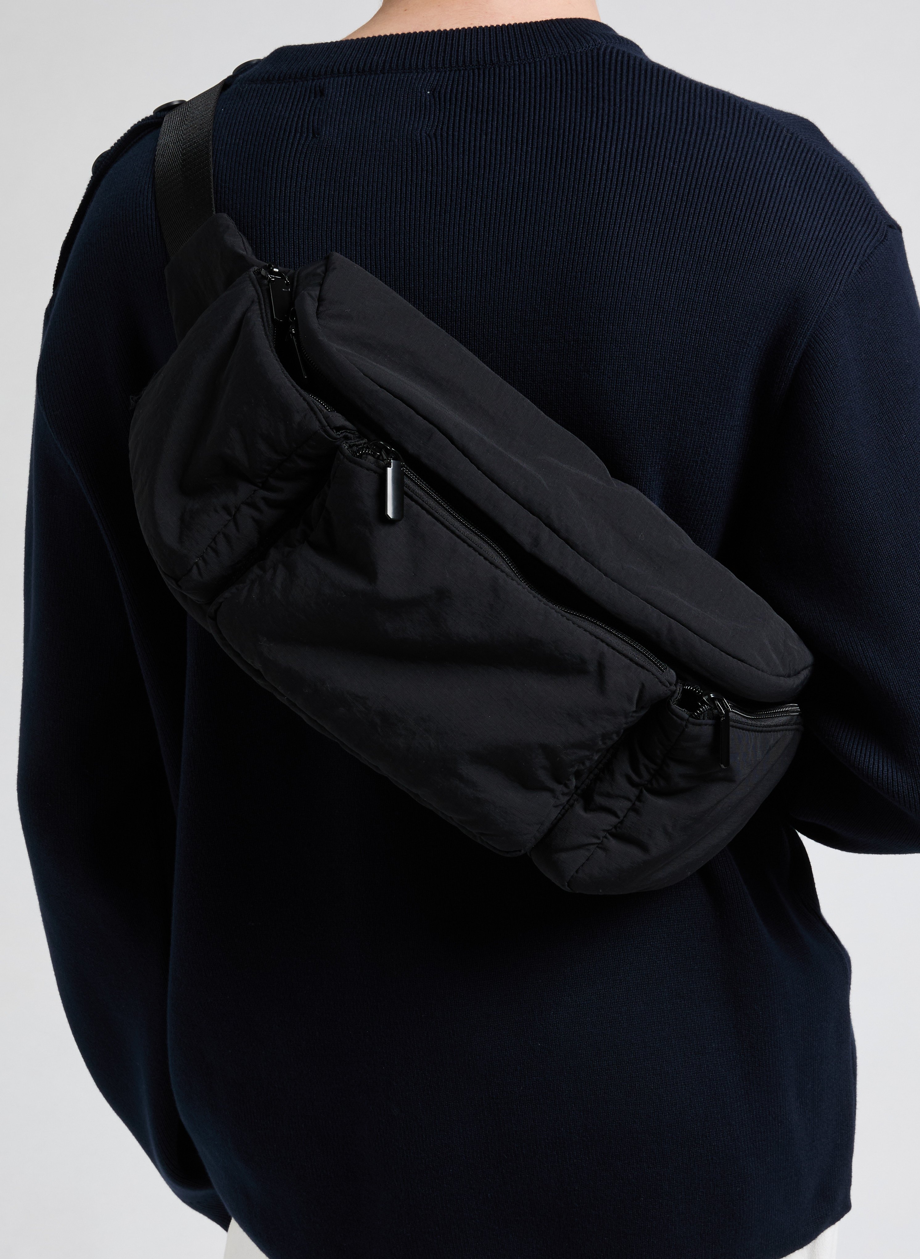 Sac banane rembourré  SAISON 1865 Noir