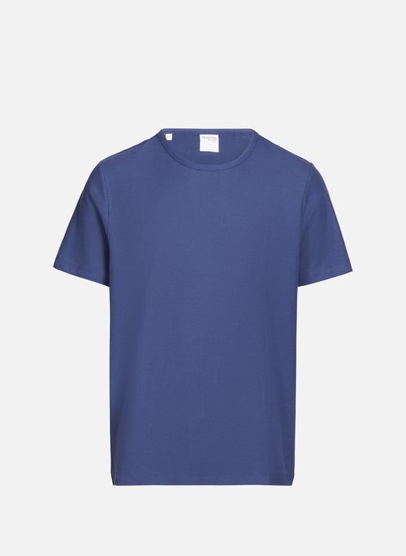 Classic Cotton T-Shirt Blue by SELECTED SELECTED Classic Cotton T-Shirt Blue