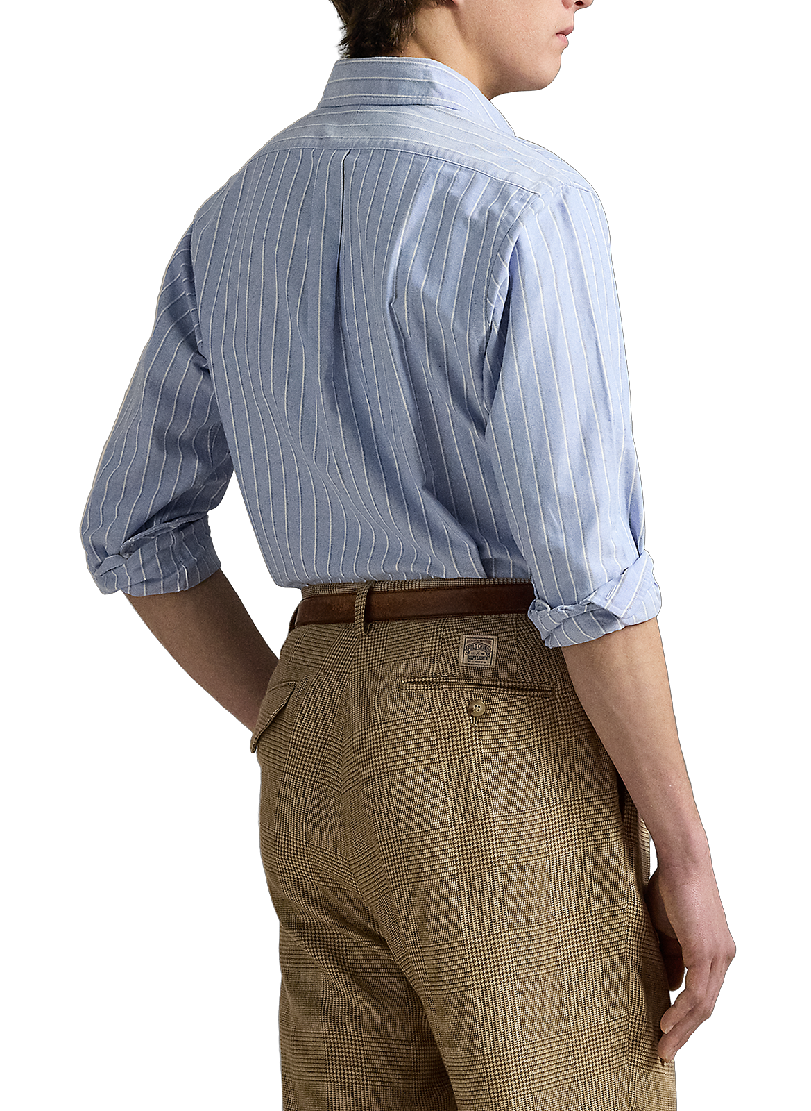 Slim-fit striped cotton shirt POLO RALPH LAUREN Blue