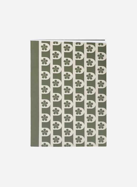 Carnet Printemps Kaki by 64 BLD HAUSSMANN PARIS 64 BLD HAUSSMANN PARIS Carnet Printemps Kaki