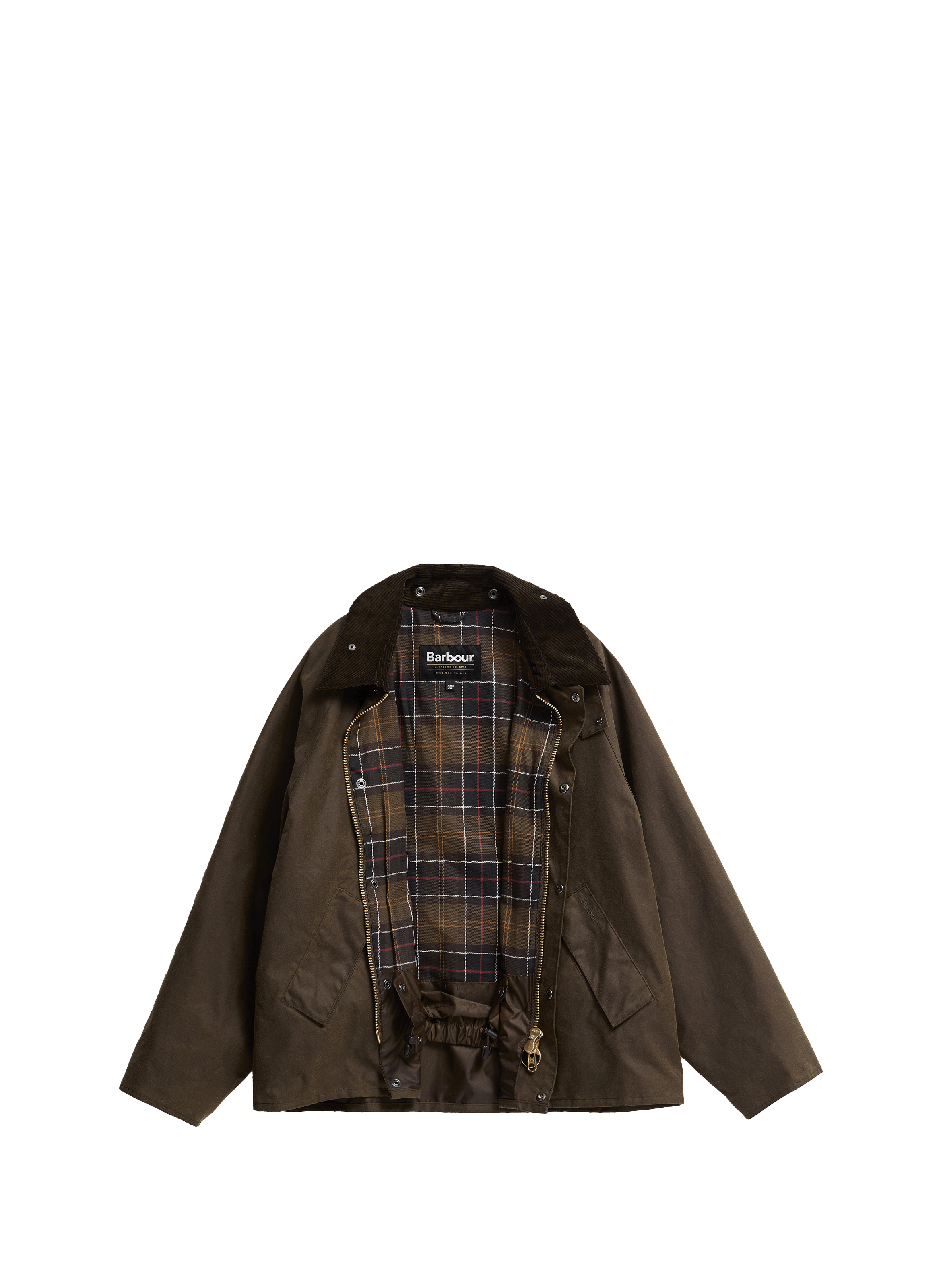 Veste d&#039;extérieur en coton BARBOUR Marron
