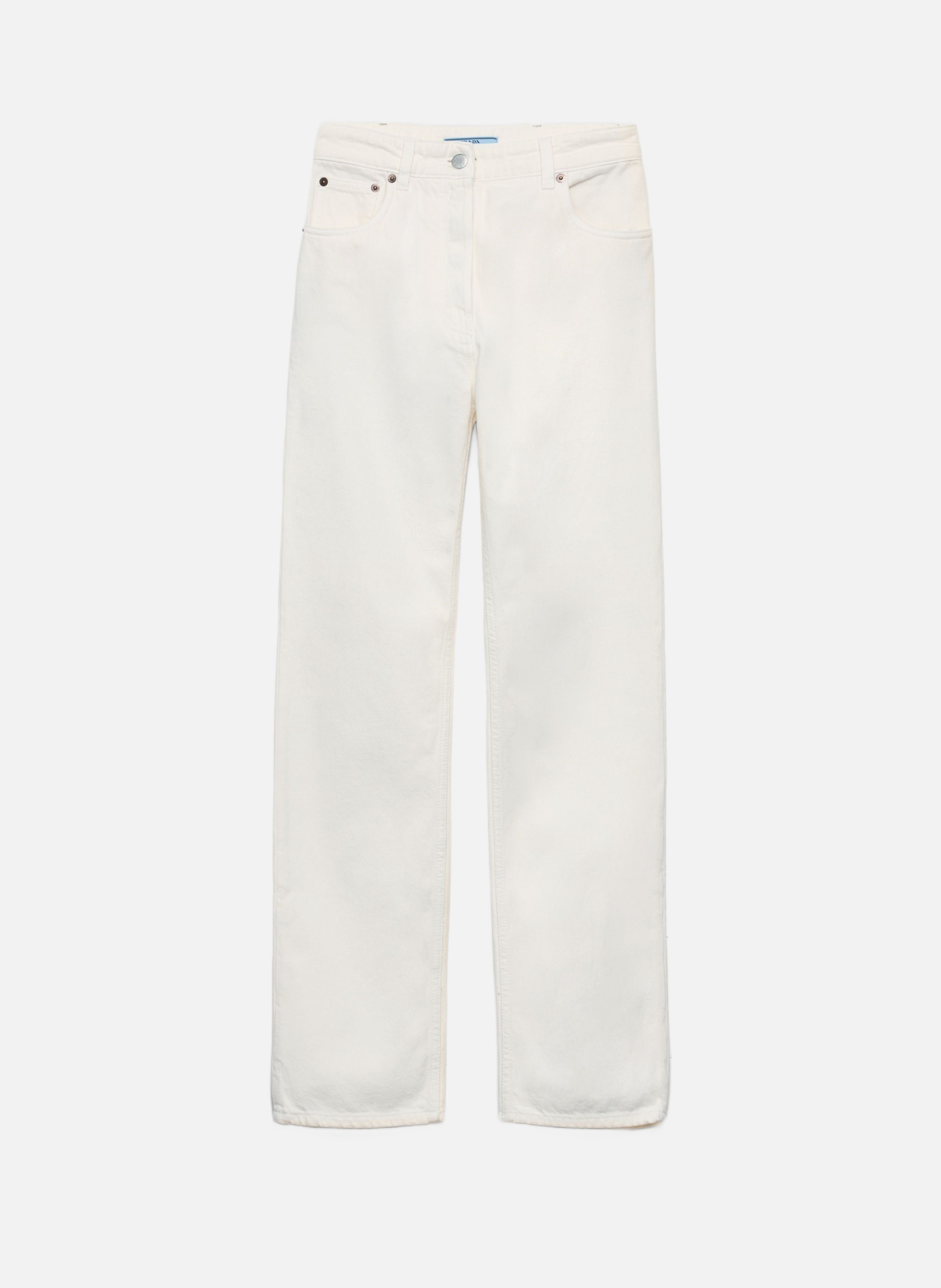 Jean à cinq poches PRADA Blanc