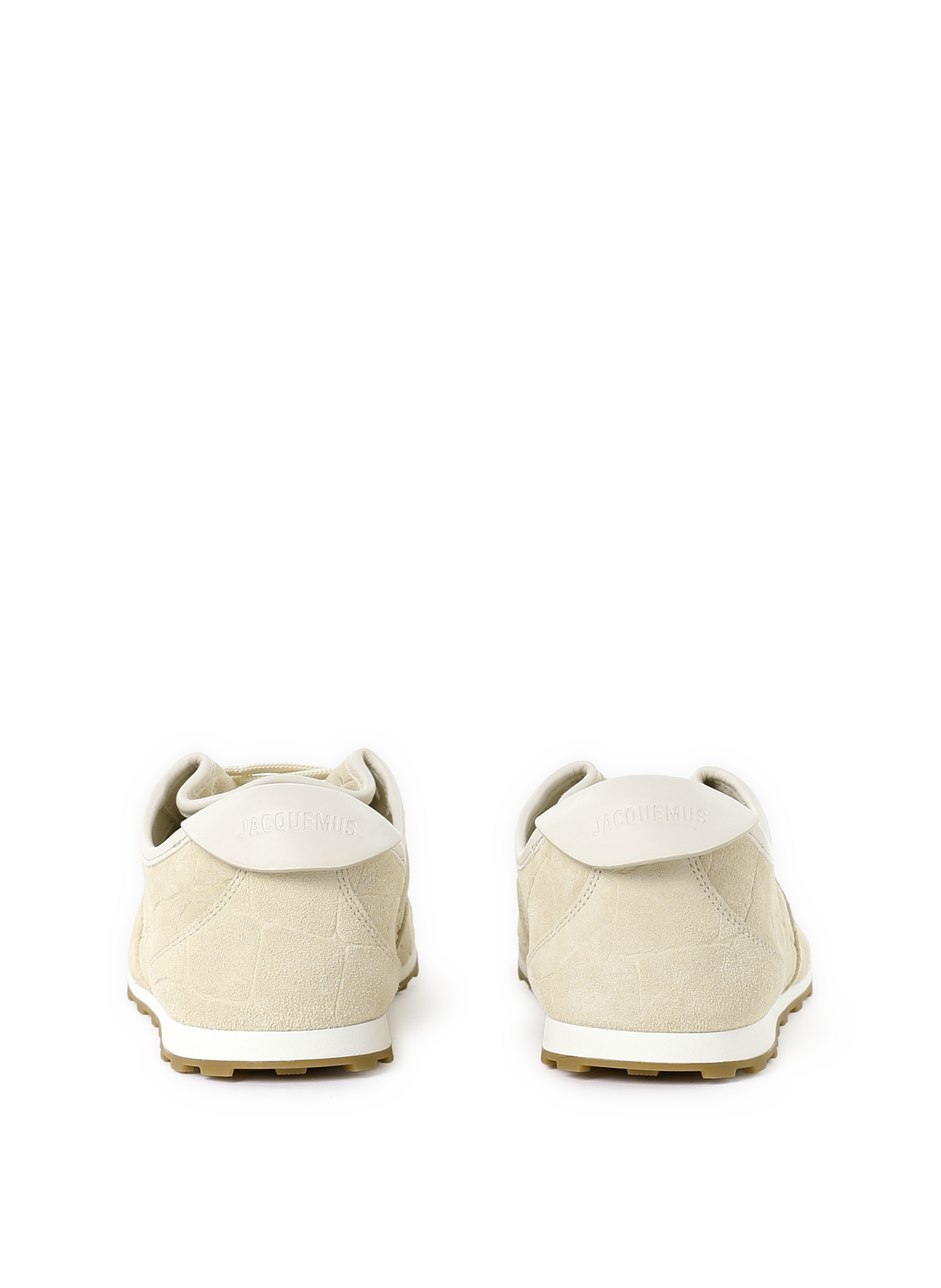 Les Tennis en cuir d'agneau JACQUEMUS Beige