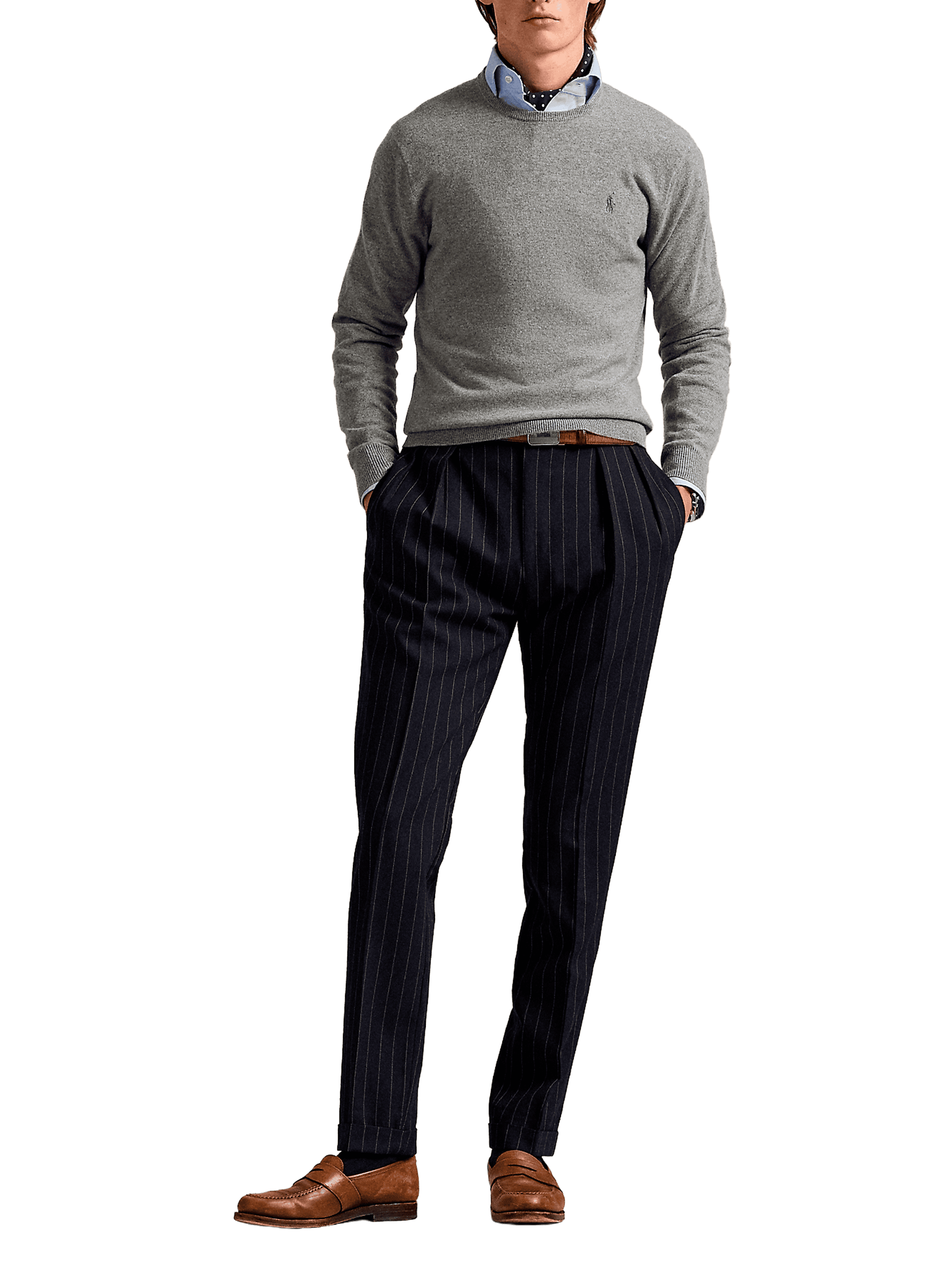  Round-neck wool jumper POLO RALPH LAUREN Grey