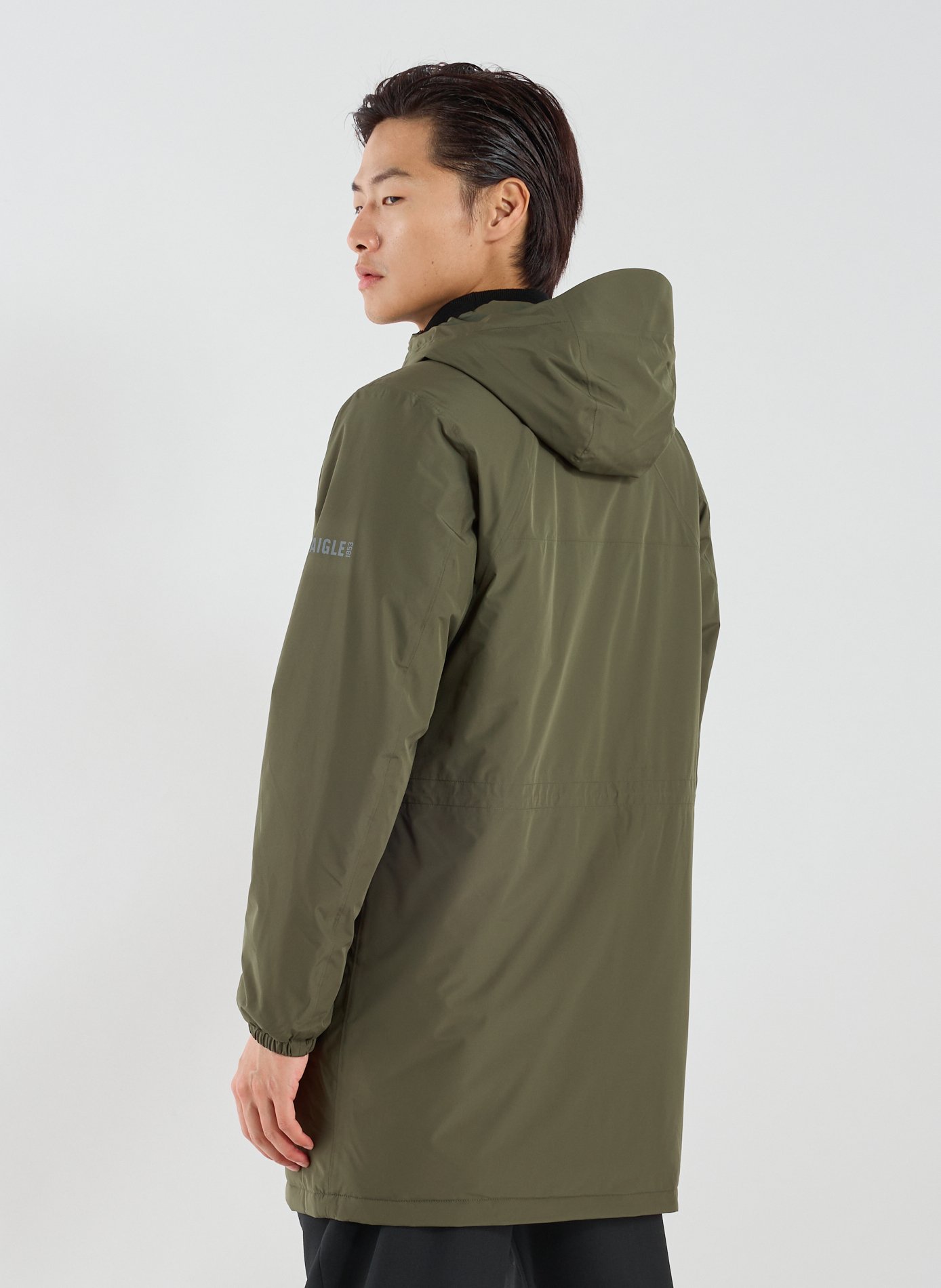 Parka Rainpack à capuche AIGLE Kaki