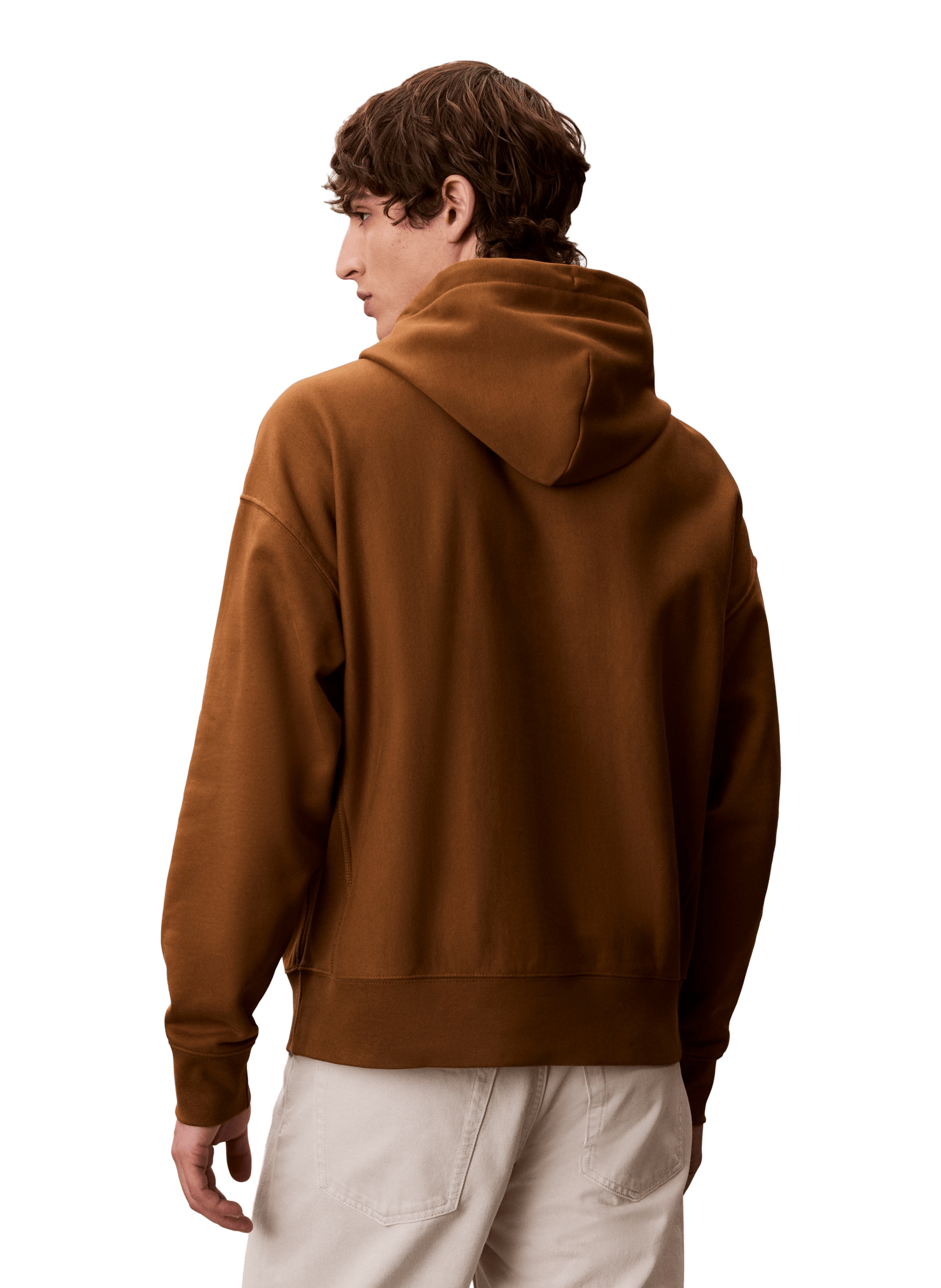 Sweat à capuche avec logo  CALVIN KLEIN Marron