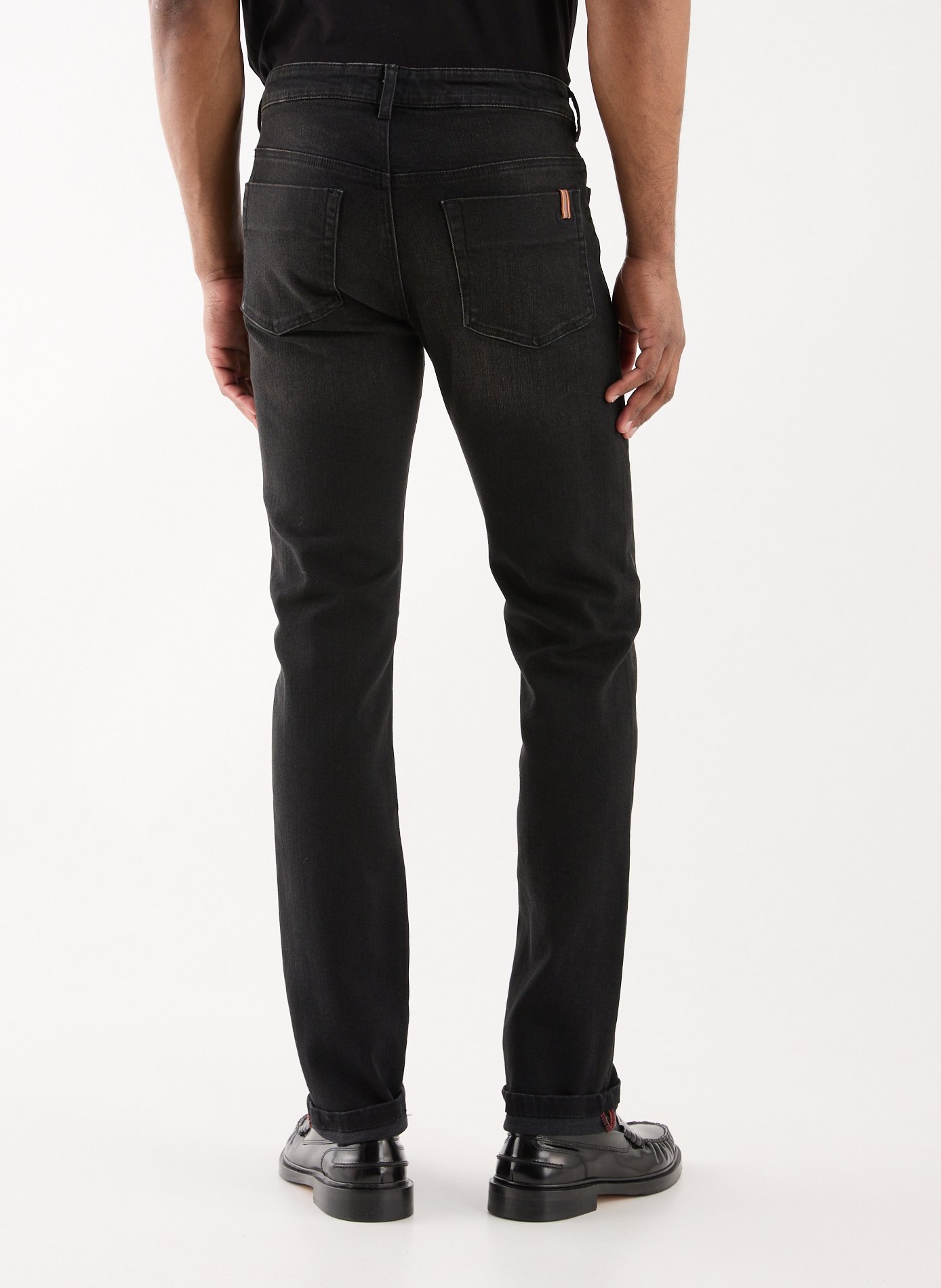 Cotton-blend slim-fit jeans NOTIFY Black