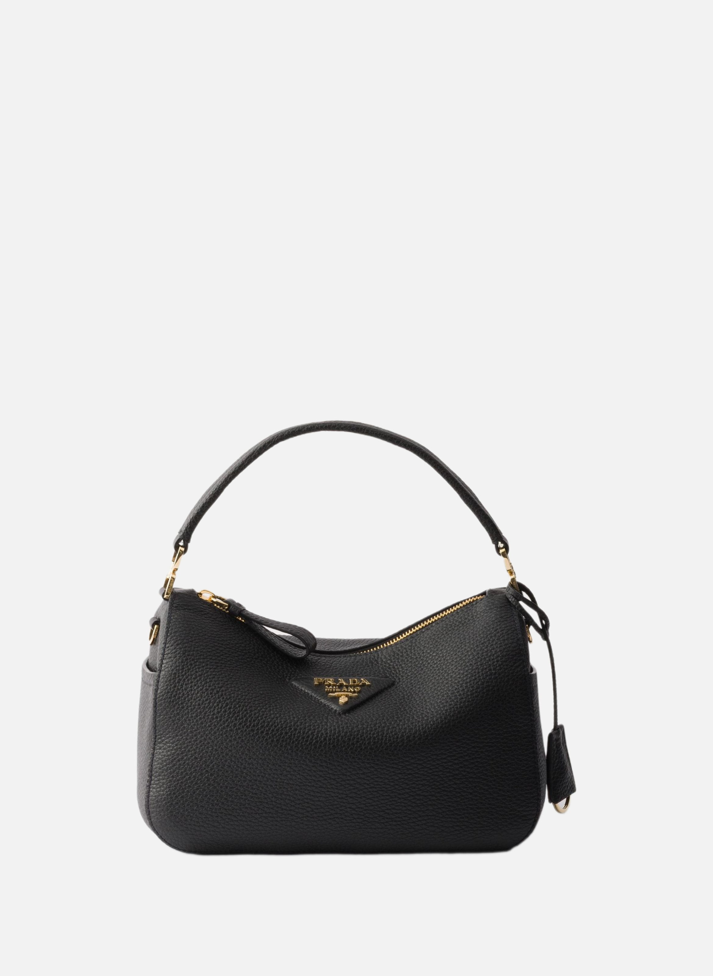 Petit sac en cuir PRADA Noir