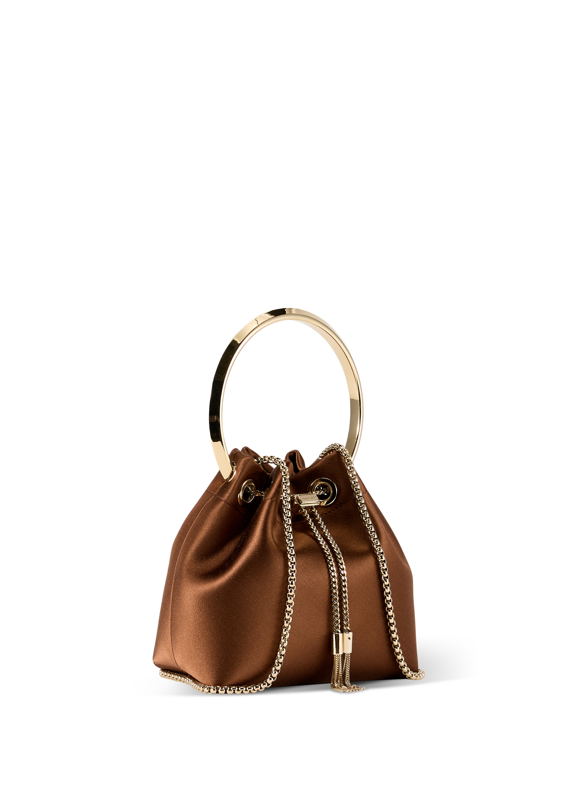 Satin handbag JIMMY CHOO Black