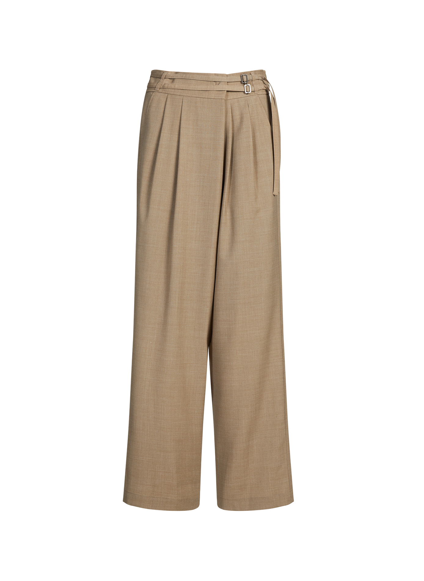 Pantalon fluide avec double ceinture LE 17 SEPTEMBRE Brown