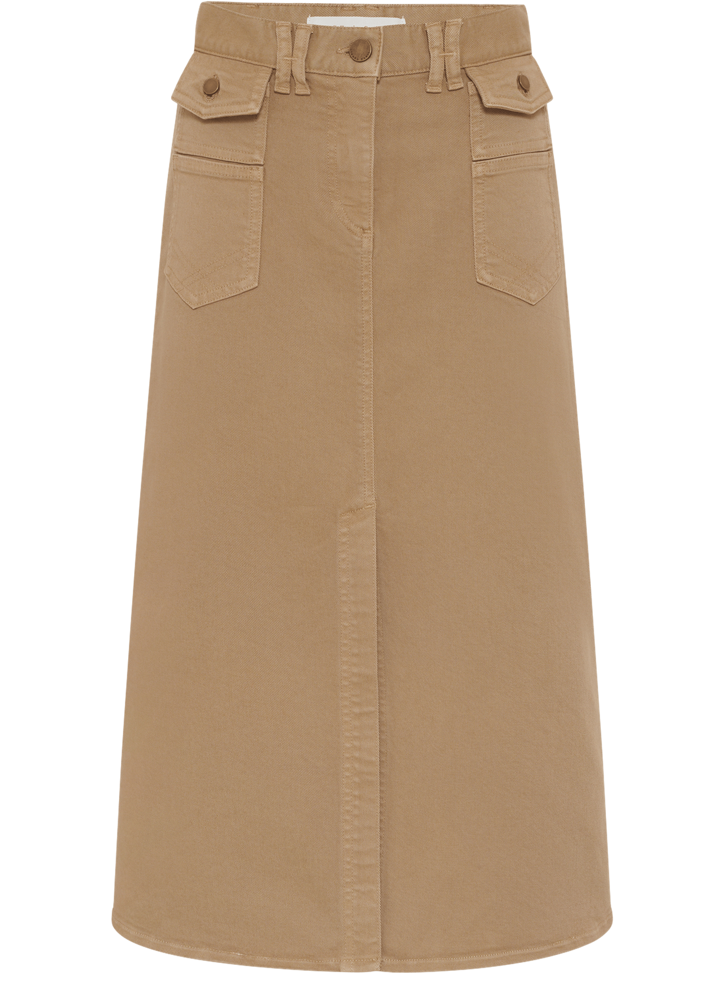 Jupe droite en denim - emma GERARD DAREL Beige