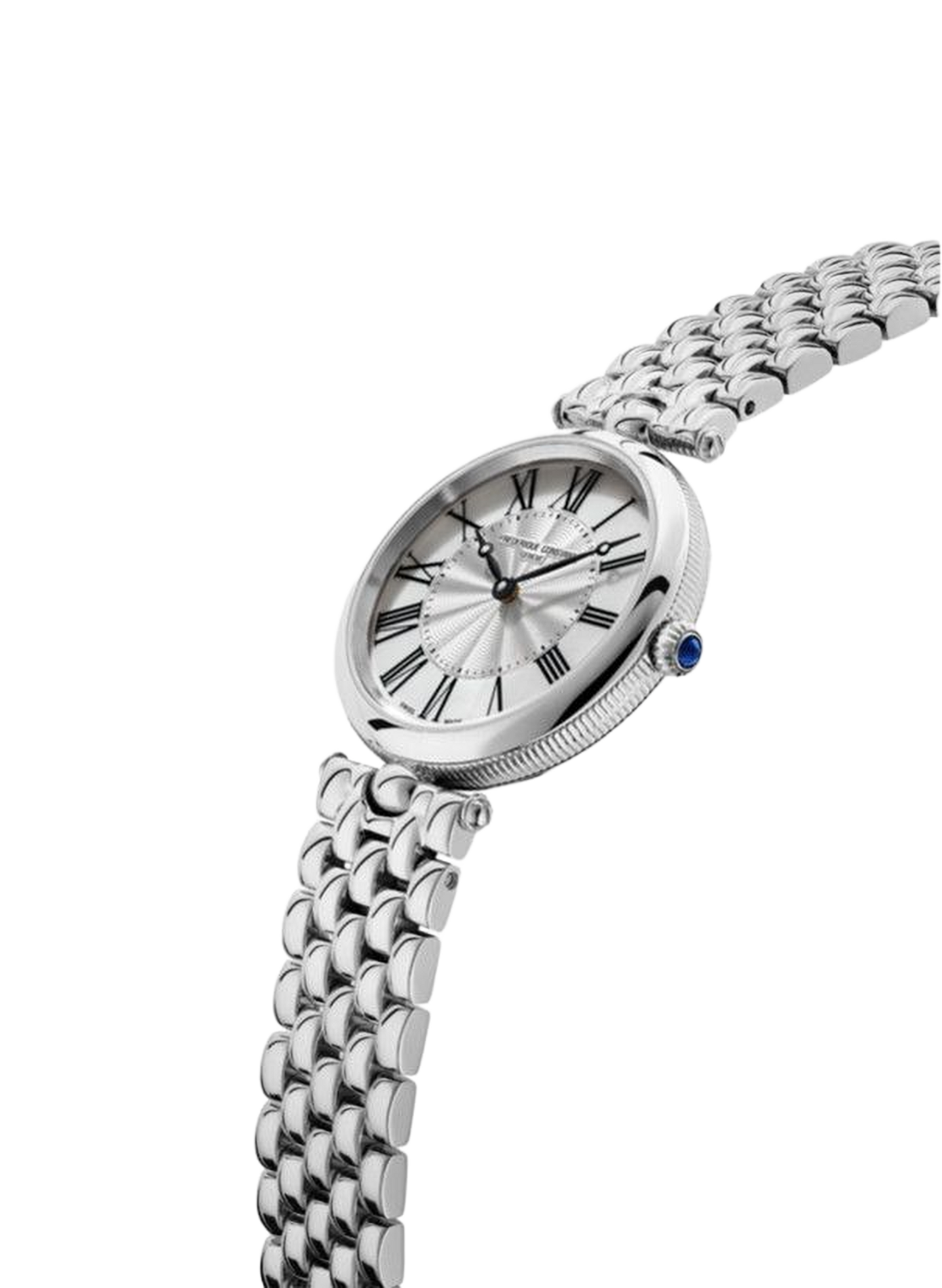 Montre quartz Classics Art Deco Round en acier inoxydable FREDERIQUE CONSTANT Vert