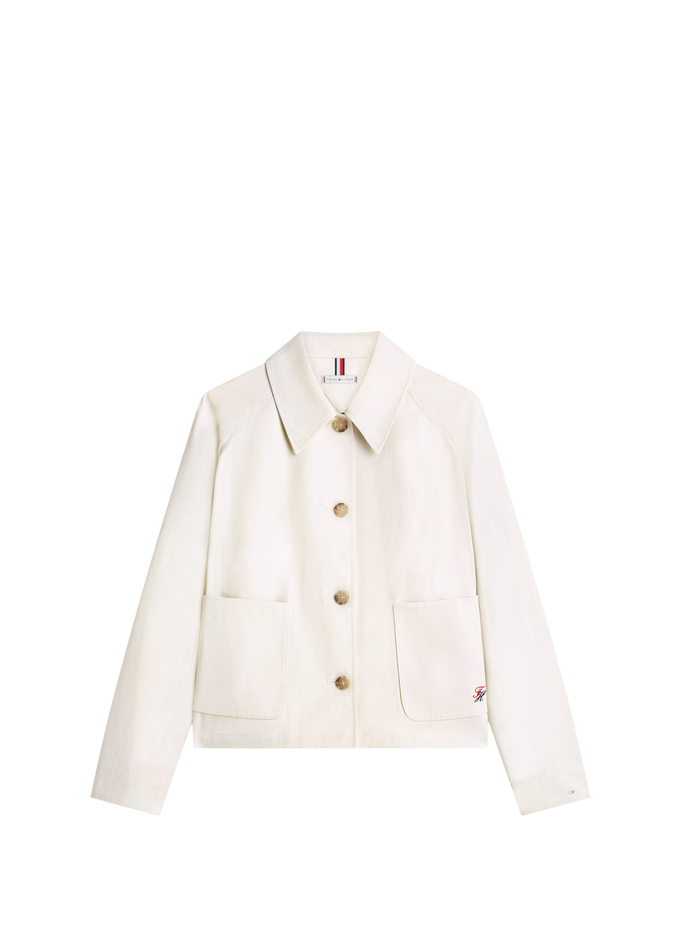 Veste droite légère en coton  Light silt