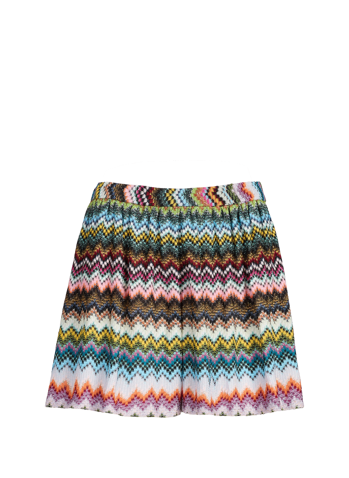 Short fluide élastiqué à motifs métallisés MISSONI Multicolore