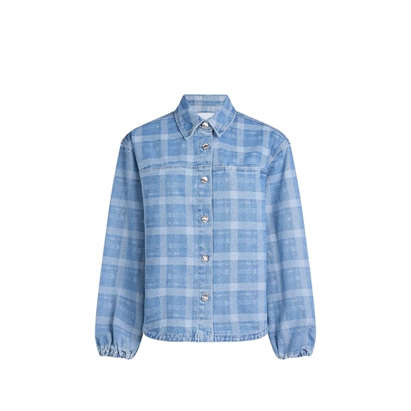 Chemise en jean à carreaux Chemise en jean à carreaux