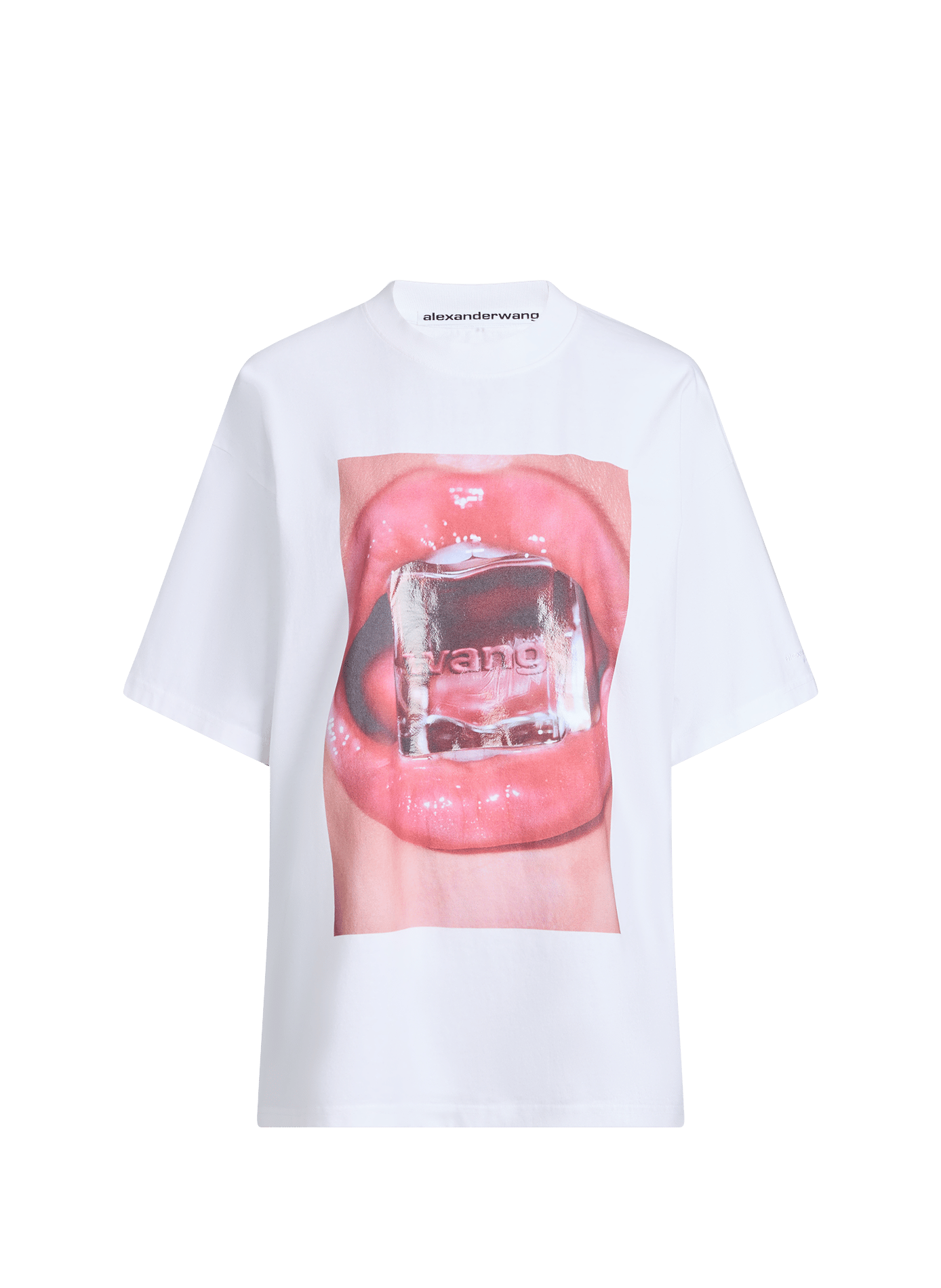 Tee-shirt manches courtes imprimé ALEXANDER WANG Blanc