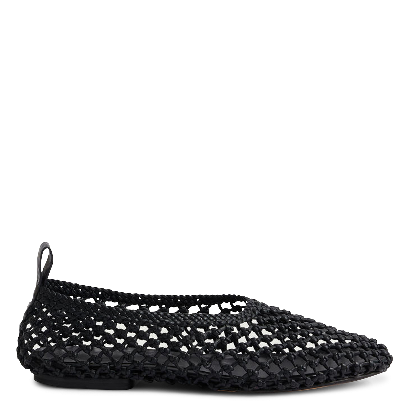 Ballerines en cuir tressées tosca SOEUR Noir