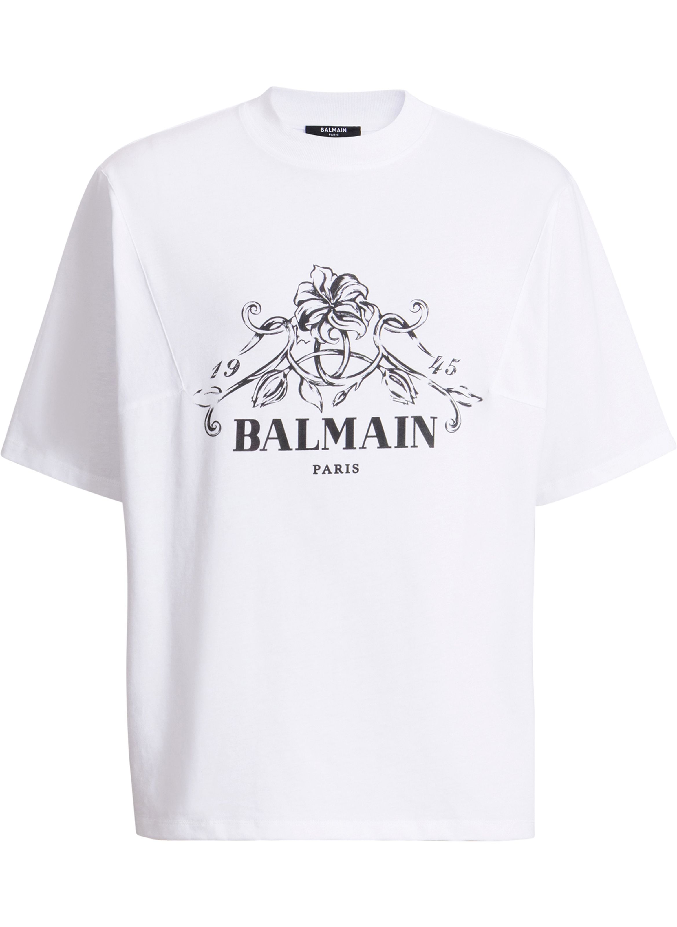T-shirt balmain vine imprimé BALMAIN Blanc