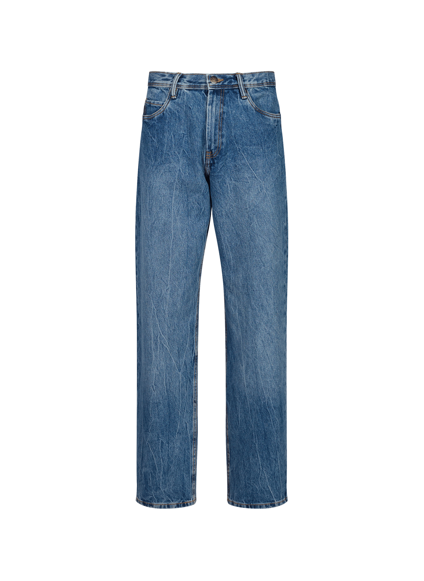Straight leg cotton denim jeans TIMBERLAND Blue