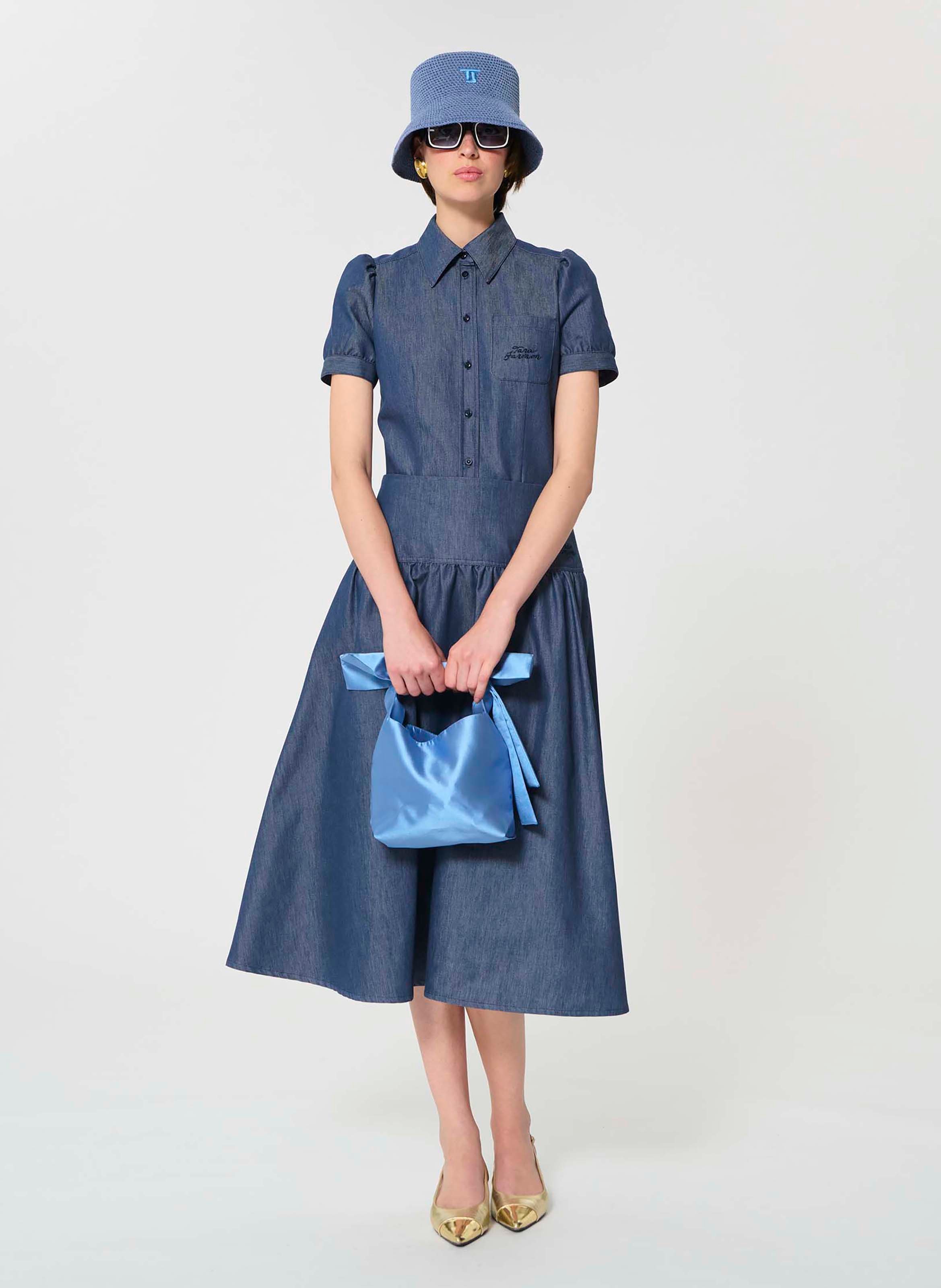 Chemise coly TARA JARMON Bleu