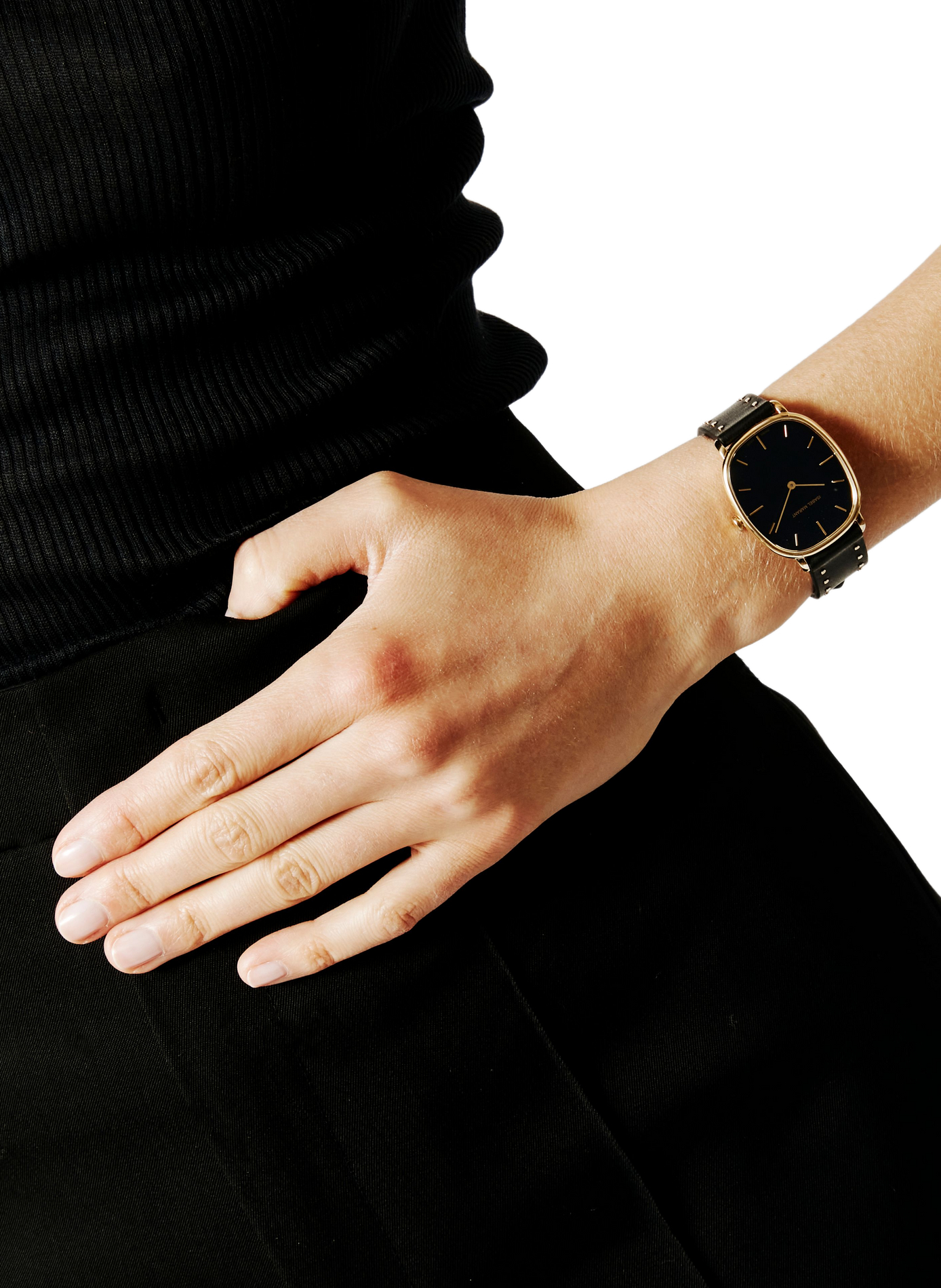 Analog leather watch ISABEL MARANT Black