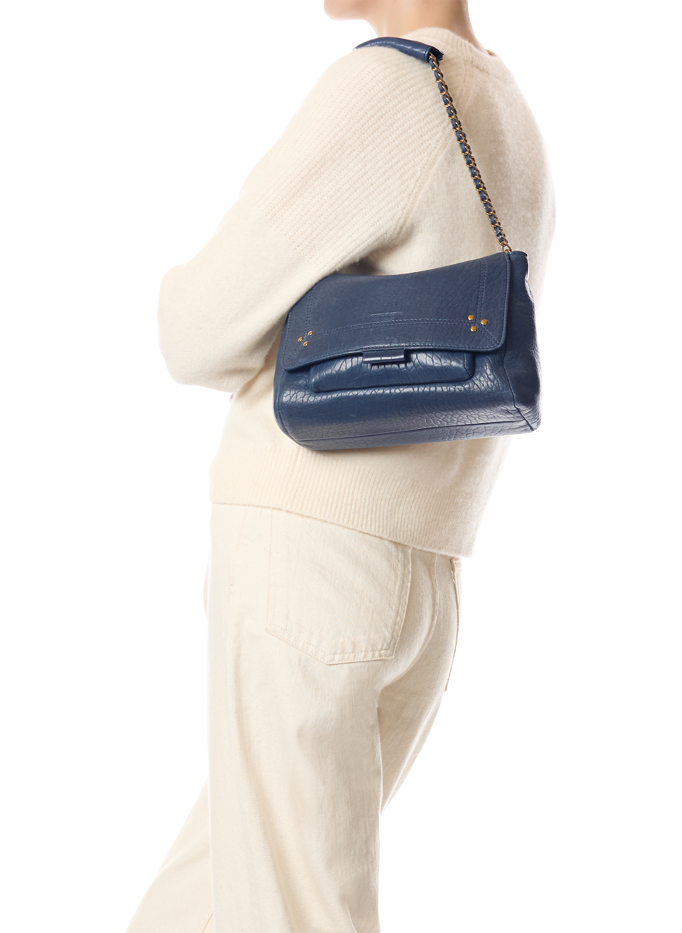 Schoudertas Lulu M van lamssuède JÉRÔME DREYFUSS Blauw