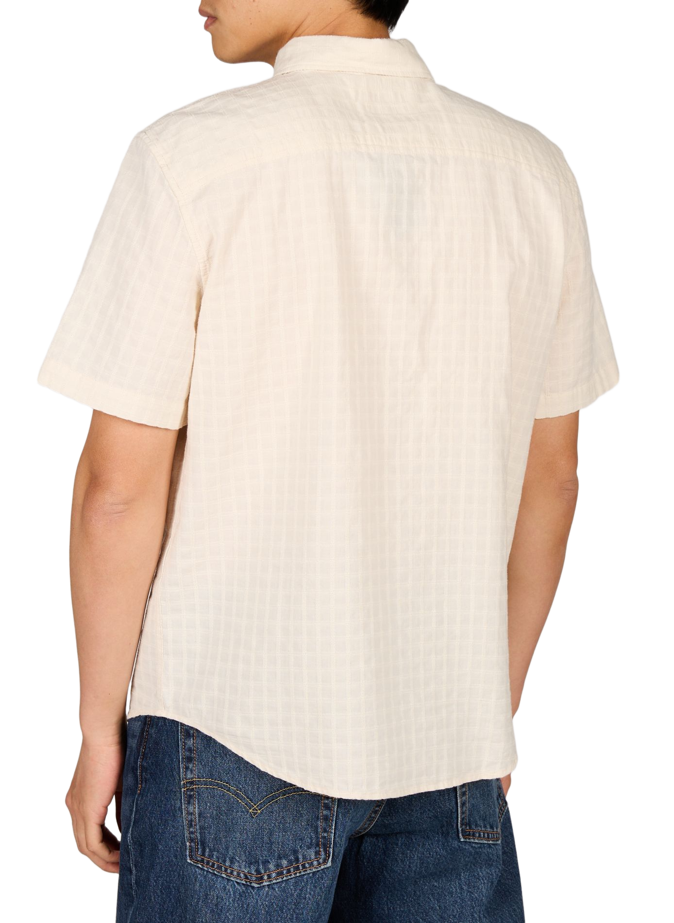 Camisa de cuadros tono sobre tono de algodón LEVI'S Beige