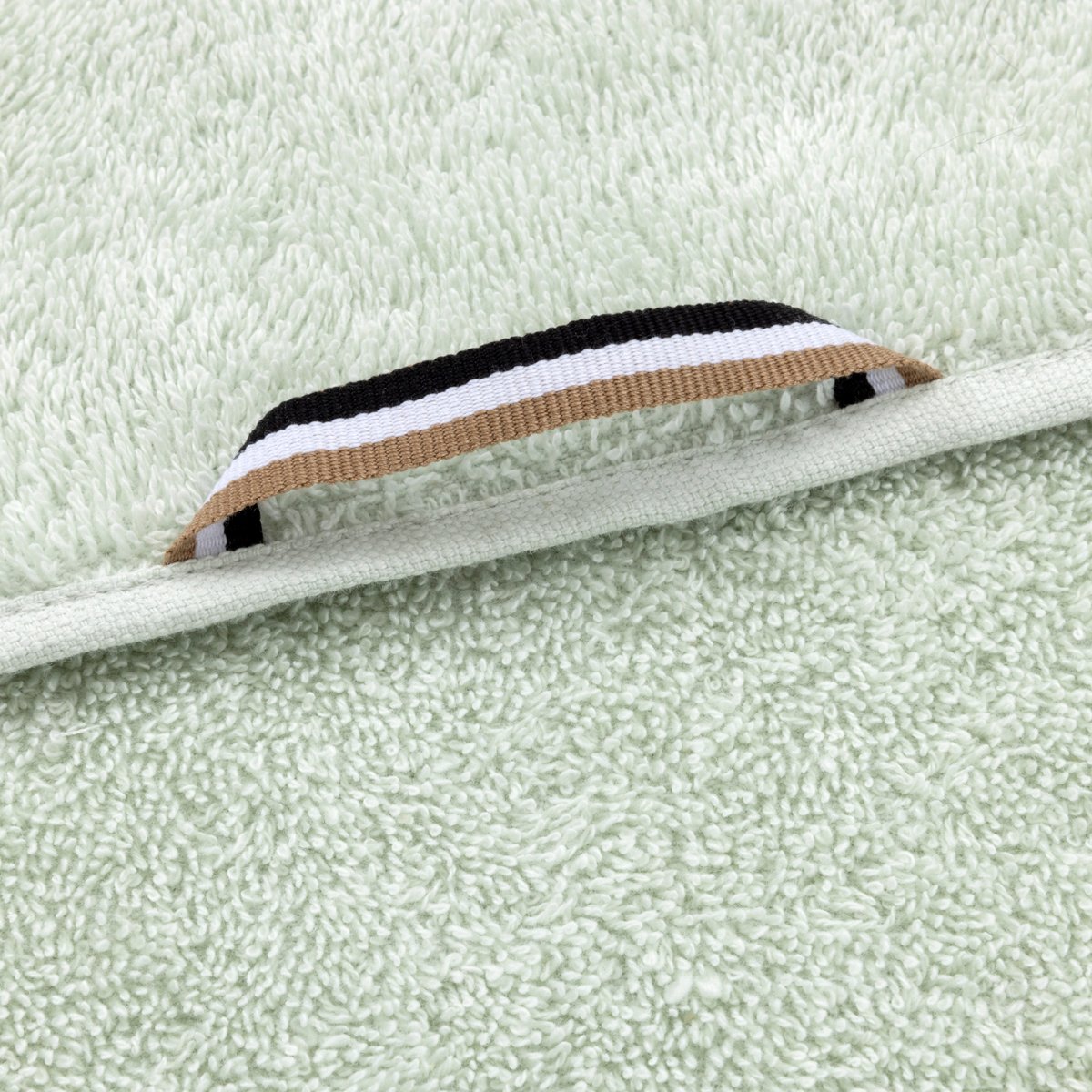 Serviette de toilette  en coton, b linea | Vert BOSS HOME Maison