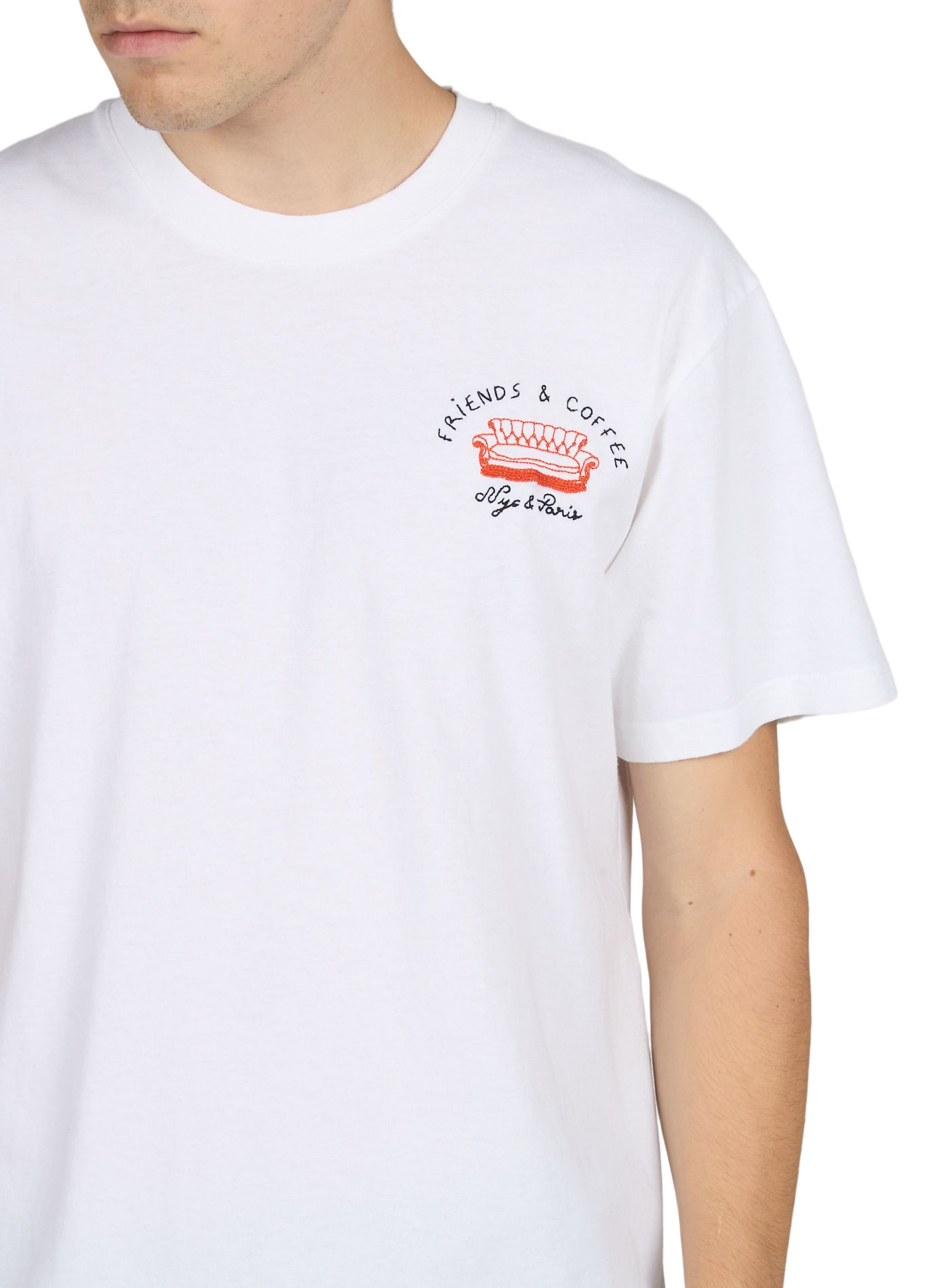 Straight cotton t-shirt MAISON LABICHE White