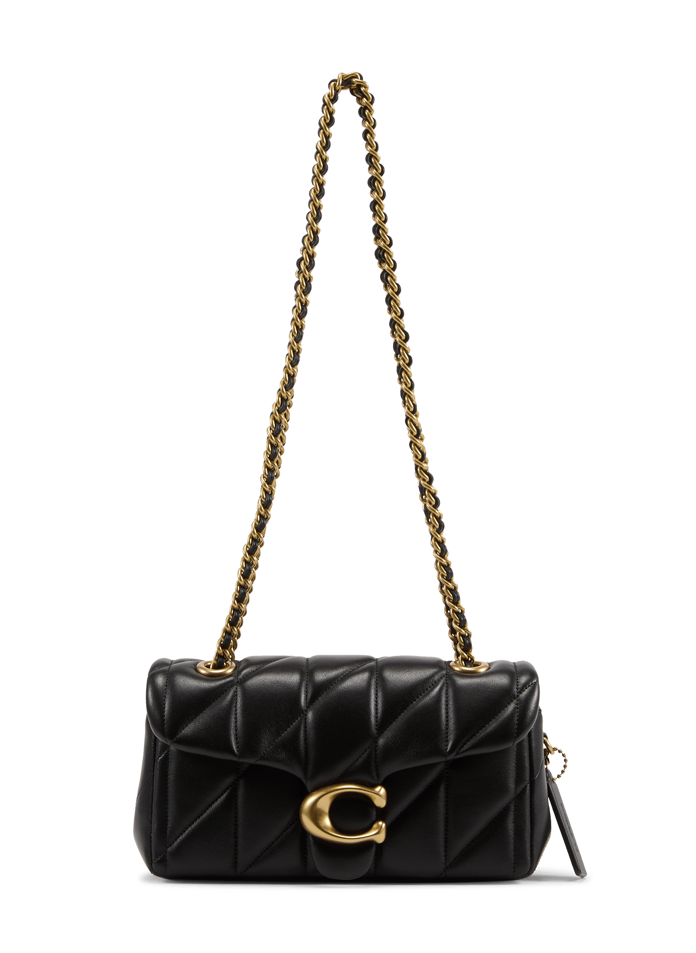 Sac à main matelassé Tabby 20 en cuir COACH Noir