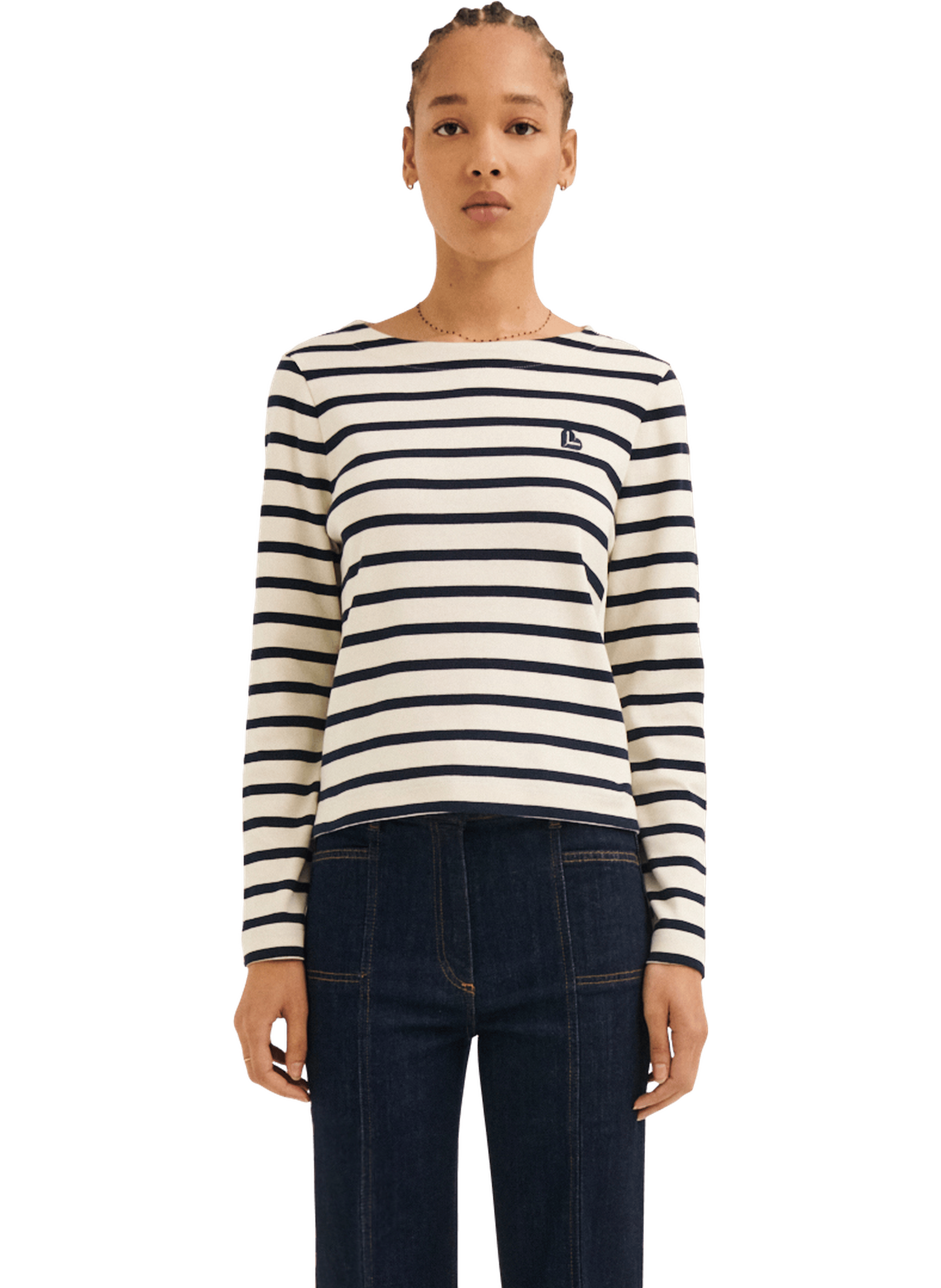 Marinière en coton - beline PABLO Bleu