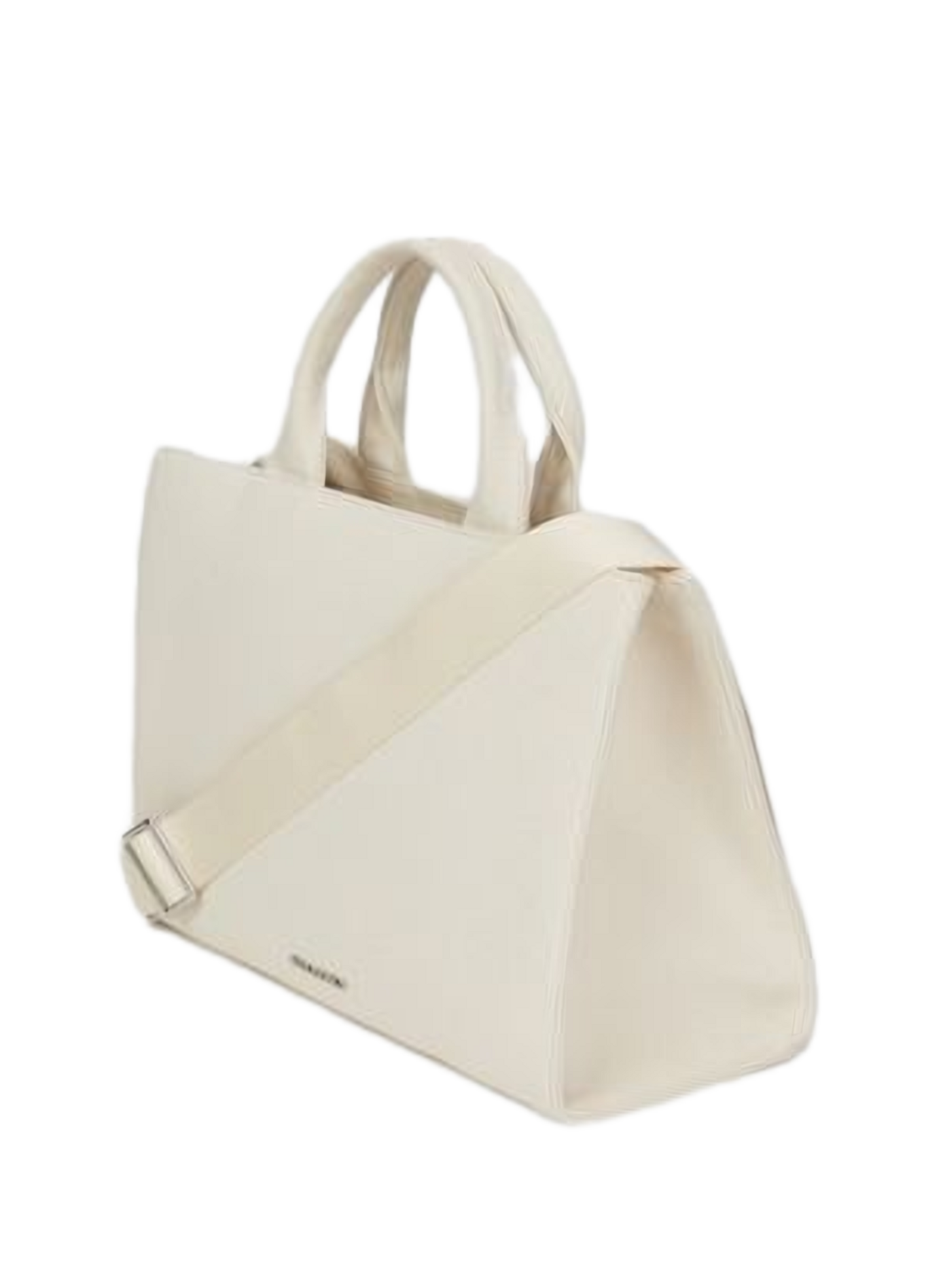 Sac cabas en coton imprimé IKON CHOUPETTE MD SQUARE TOTE KARL LAGERFELD Beige