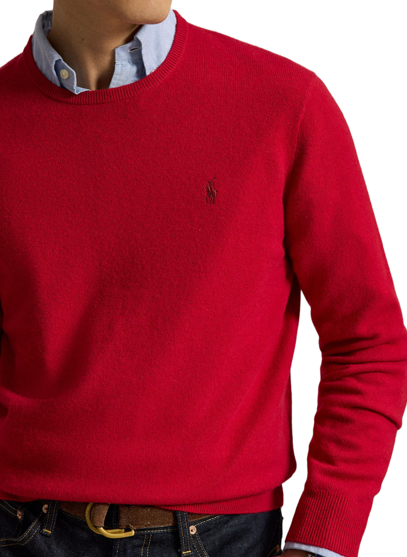  Round-neck wool jumper POLO RALPH LAUREN Red