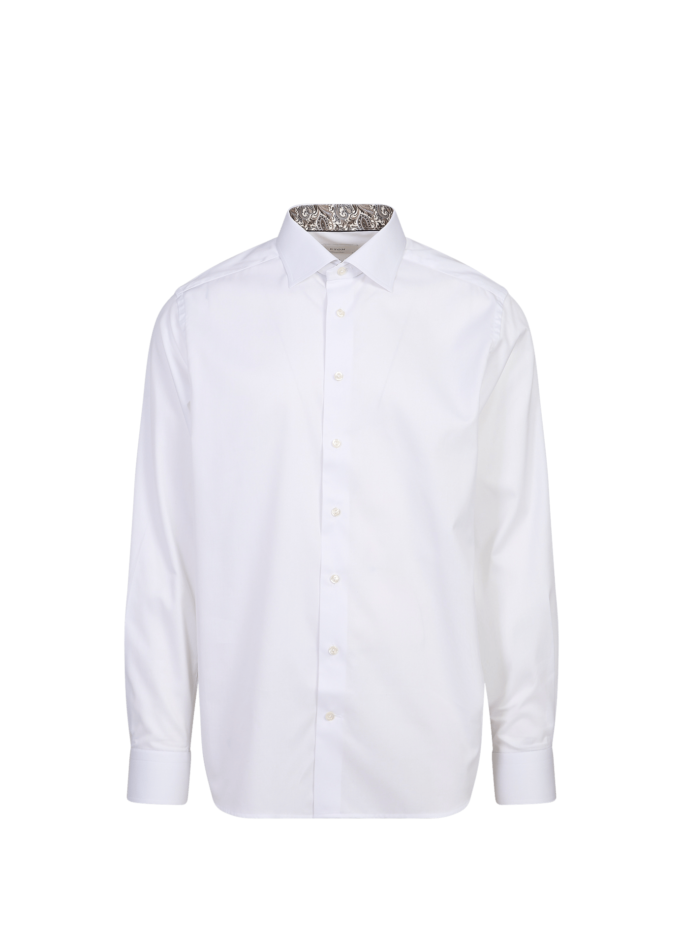 Schmale Baumwollhemd ETON Weiss