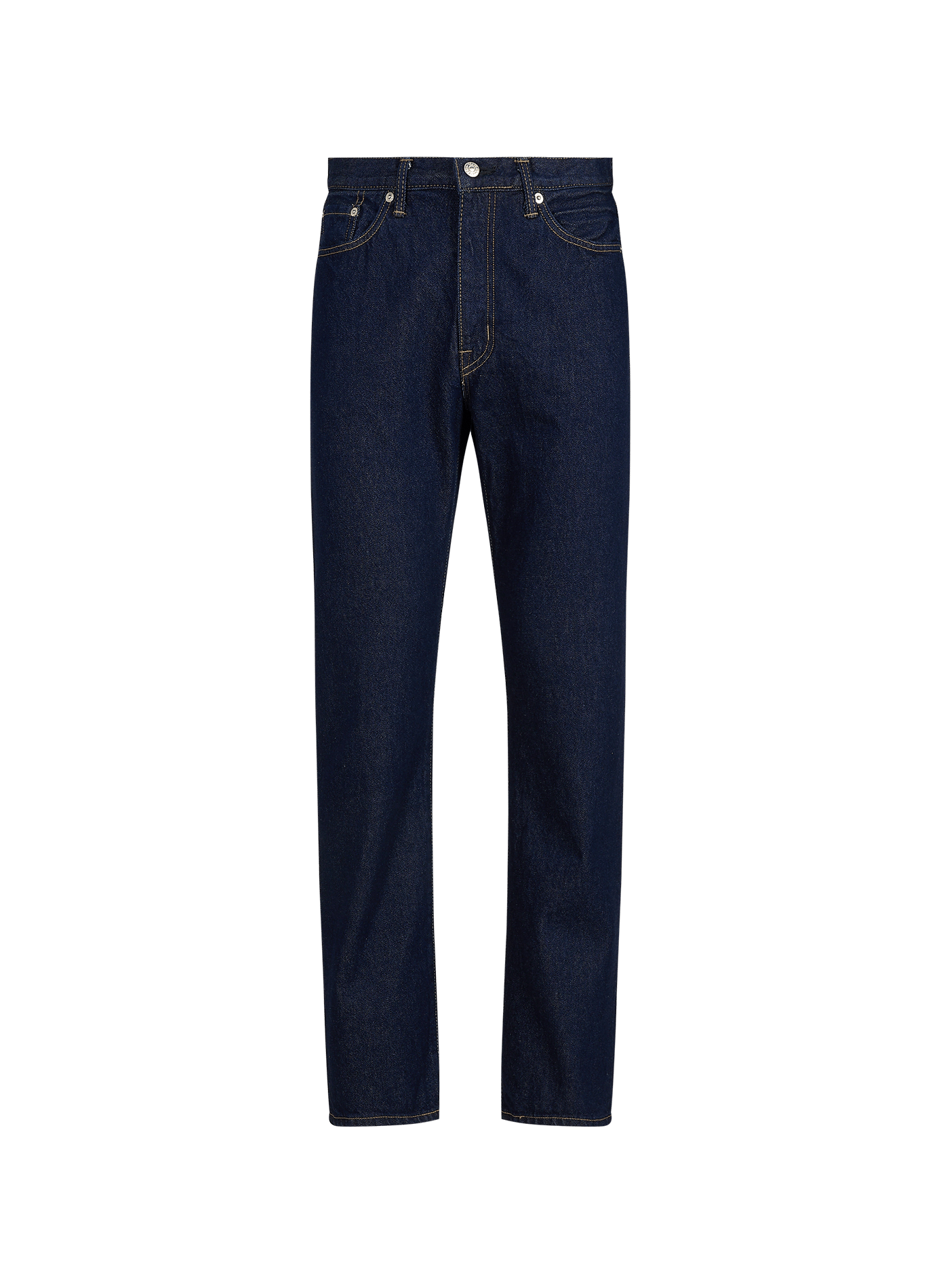 Jean droit en coton EDWIN Bleu
