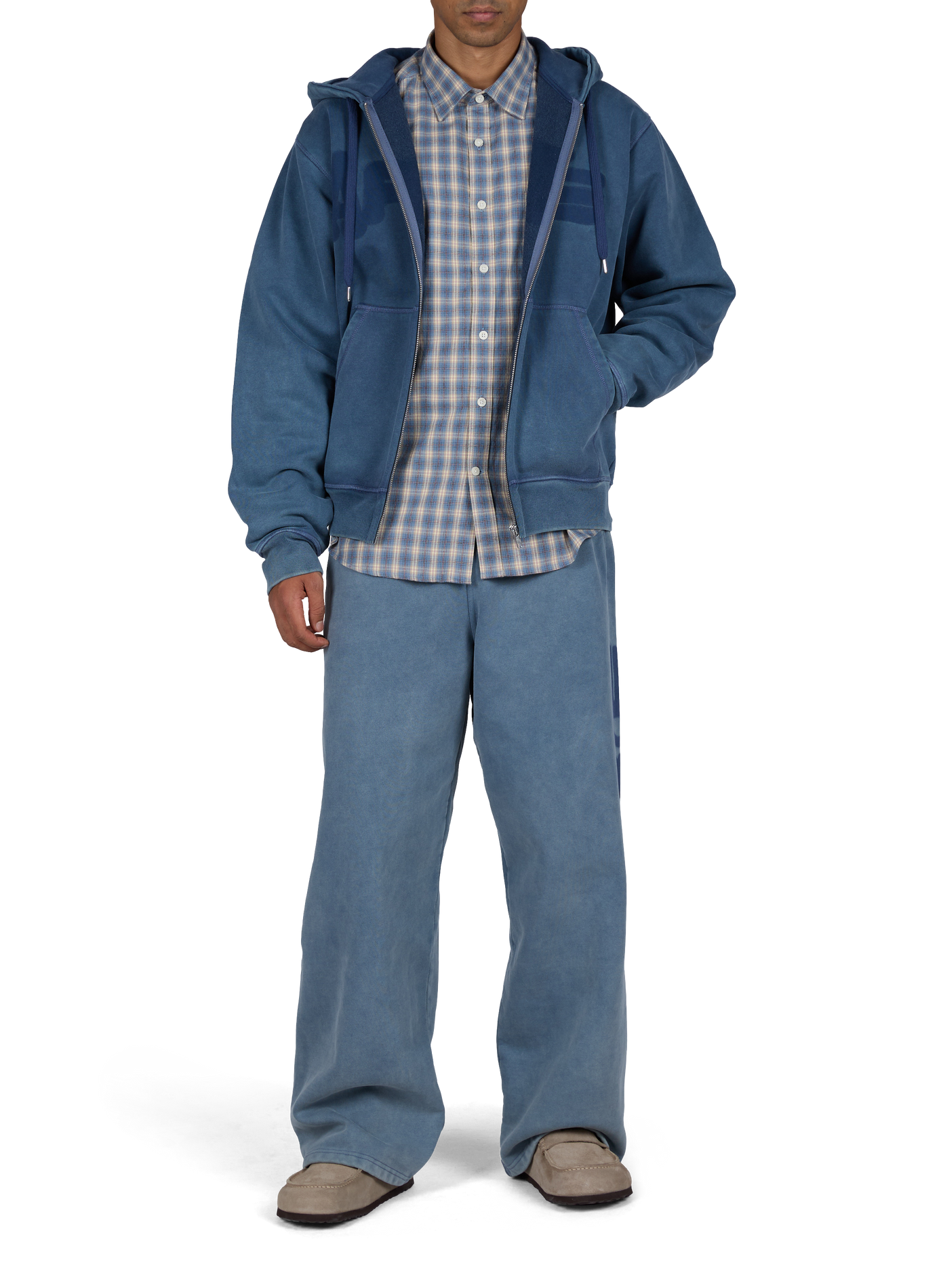 Straight-leg cotton joggers ARTE ANTWERP Blue