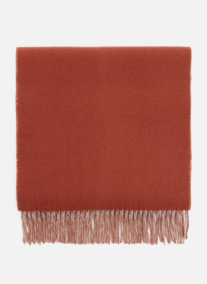 Double-sided wool and cashmere scarf HACKETT