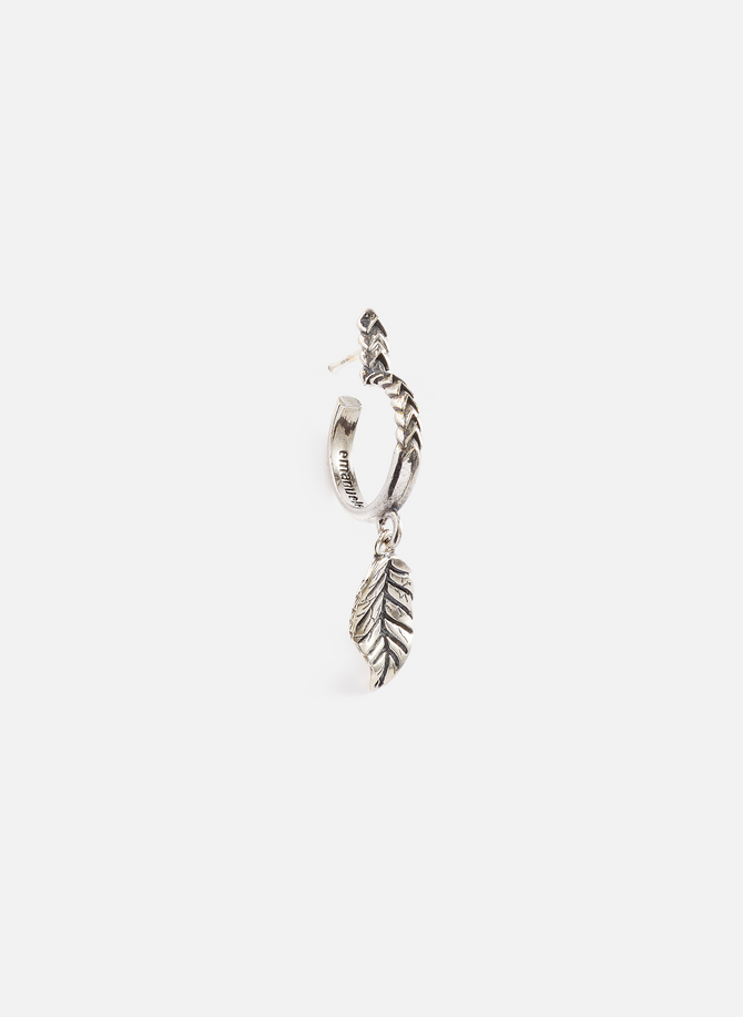 Silver leaf earring EMANUELE BICOCCHI