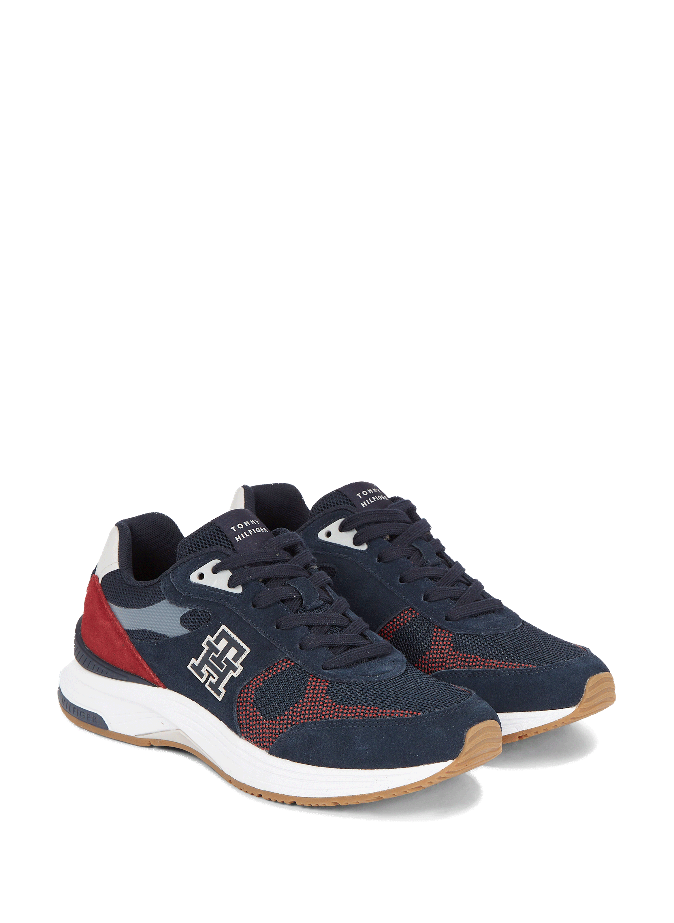 Baskets basses en daim