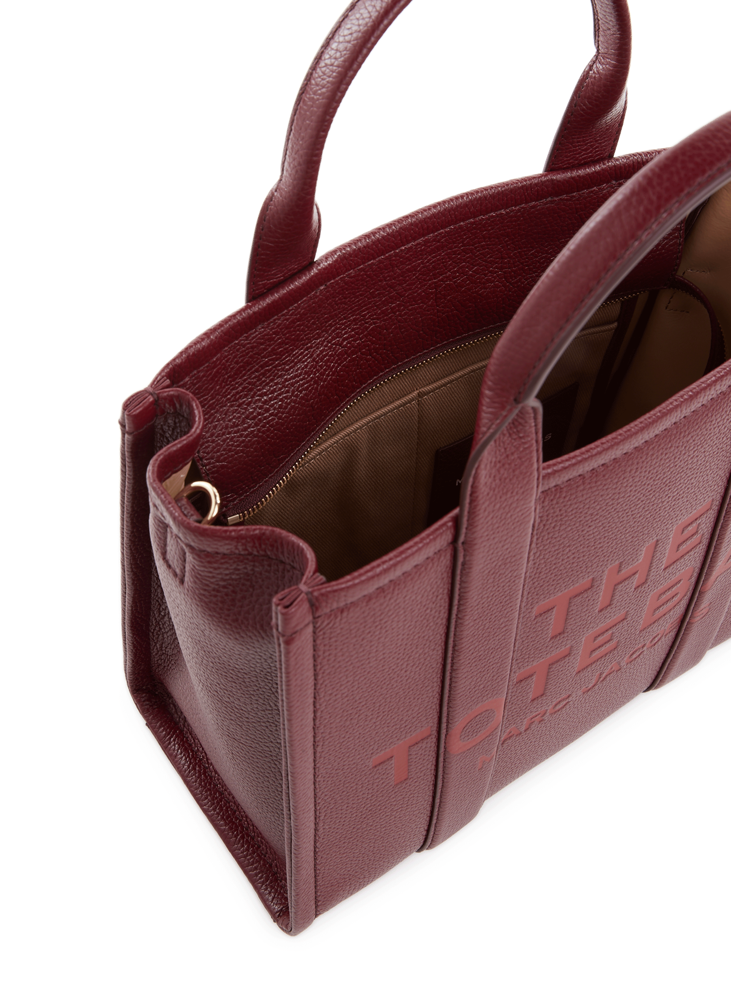 The Tote small leather tote bag MARC JACOBS Red