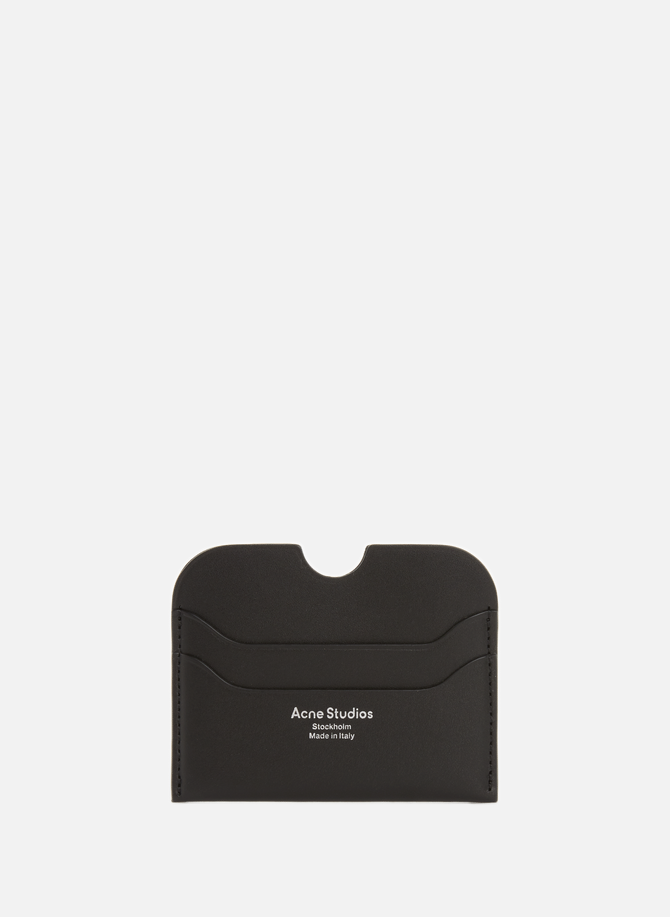 Leather card holder ACNE STUDIOS