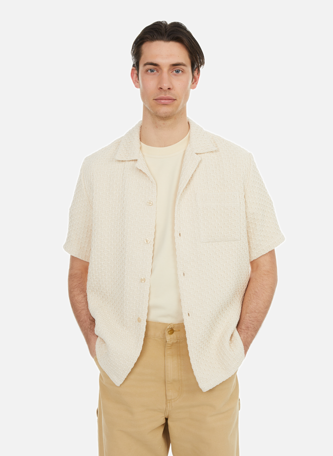 ARTE ANTWERP textured cotton shirt