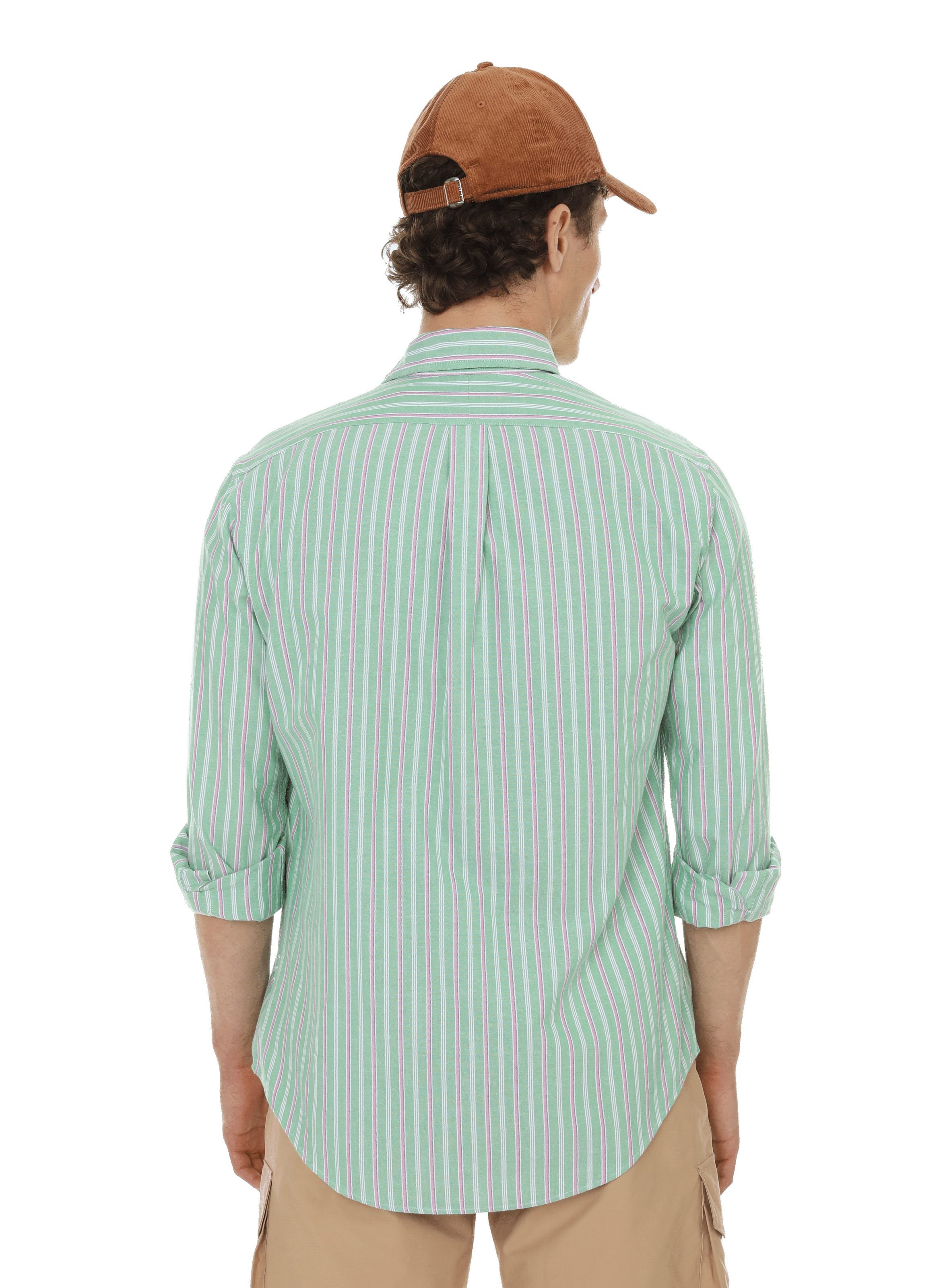 Chemise à rayures en coton POLO RALPH LAUREN Multicolore